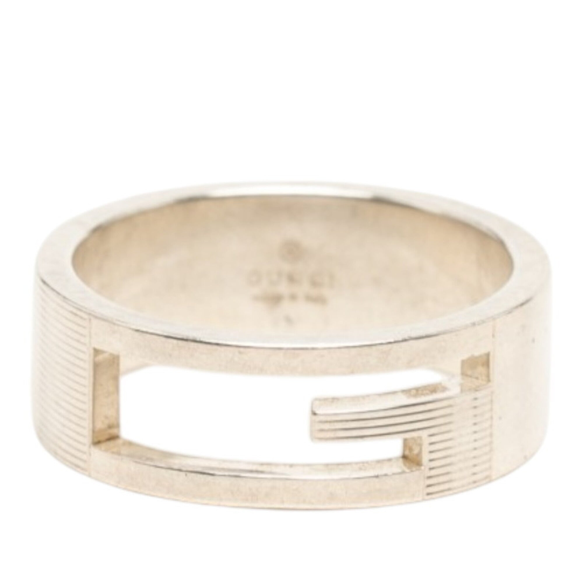 Gucci Silver 925 Band Ring (Pre-Owned)