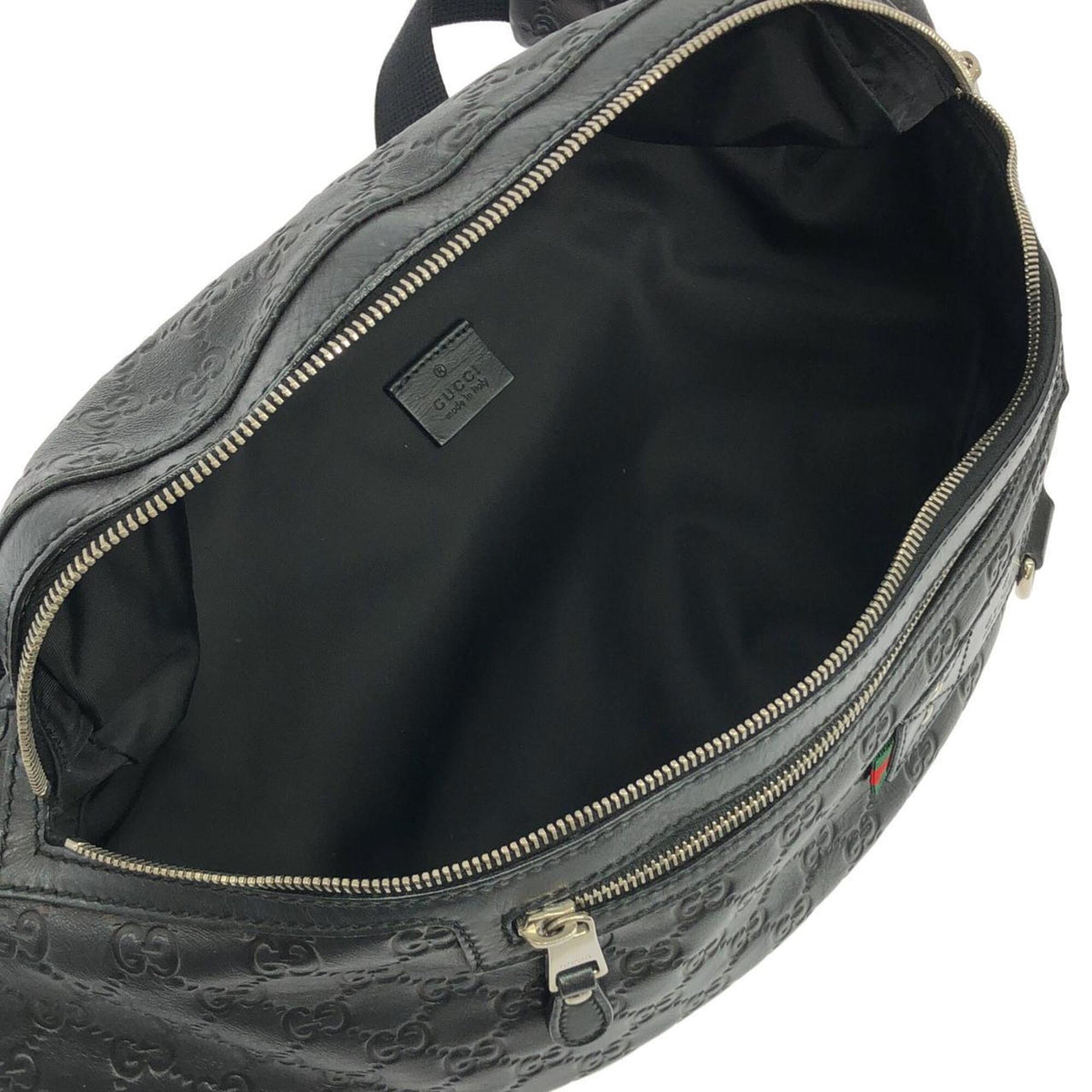 Gucci Black Leather Fanny Pack (Pre-Owned)