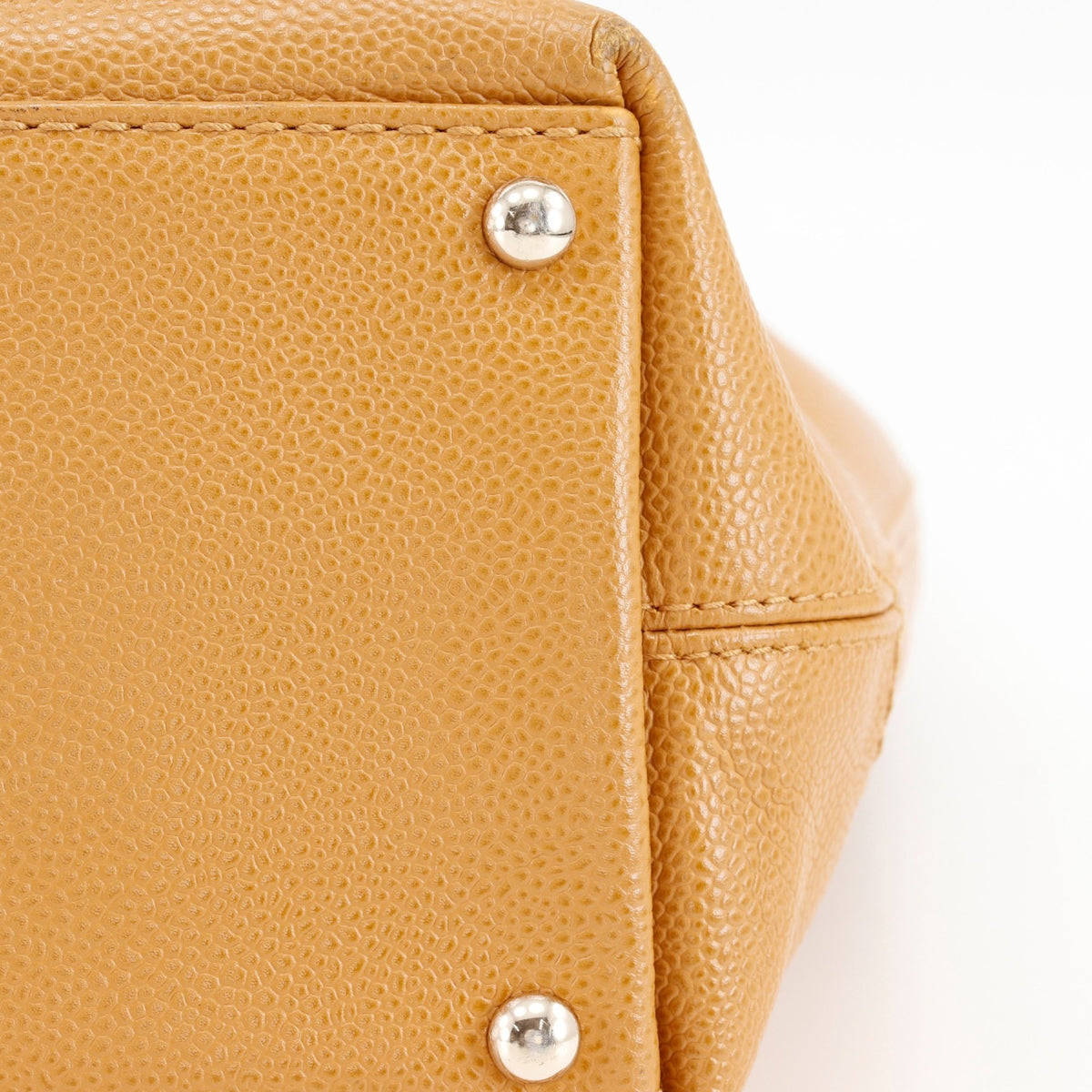Chanel Camel Grained Calfskin Tote Bag (Pre-Owned)