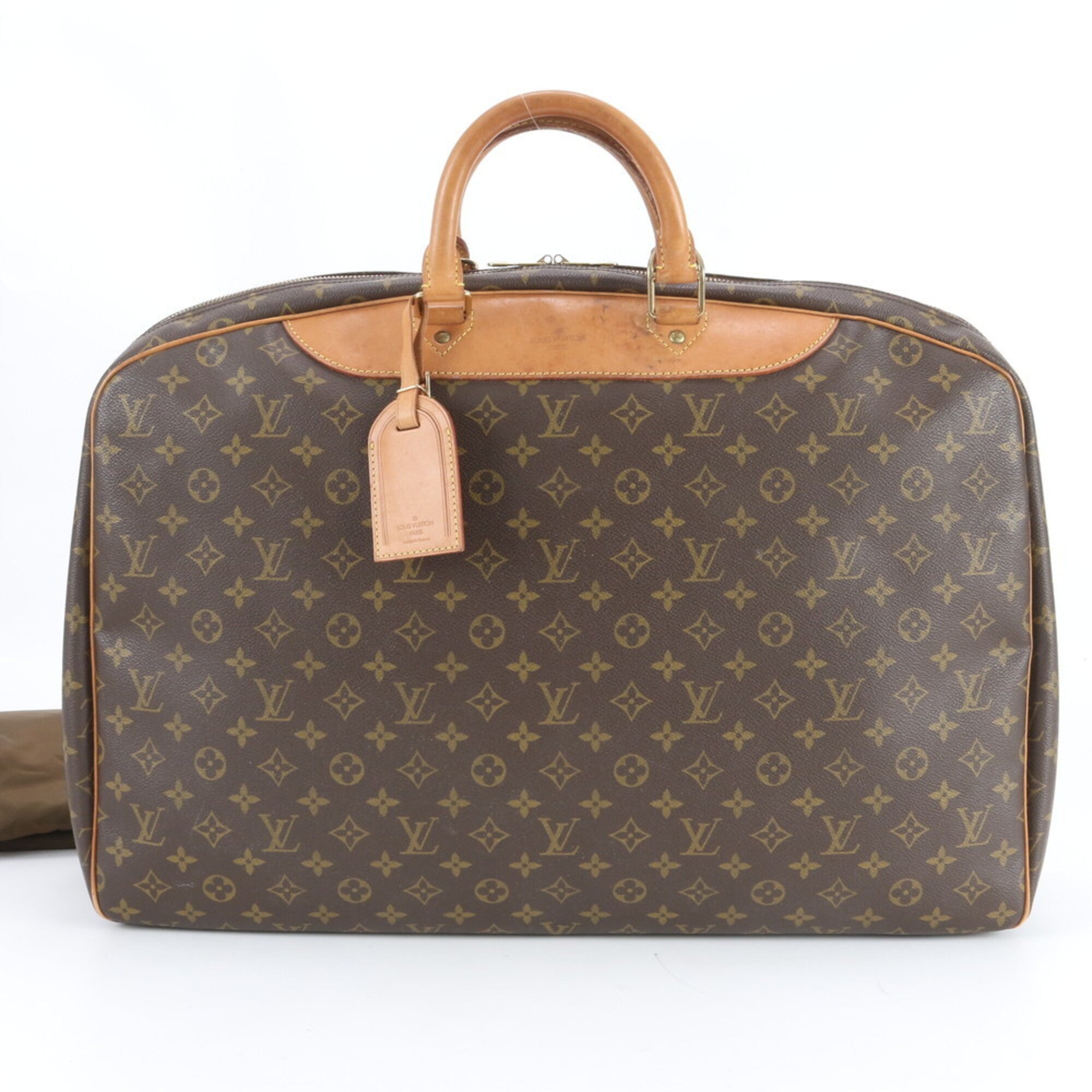 Louis Vuitton Brown Coated Canvas Leather Handbag (Pre-Owned)