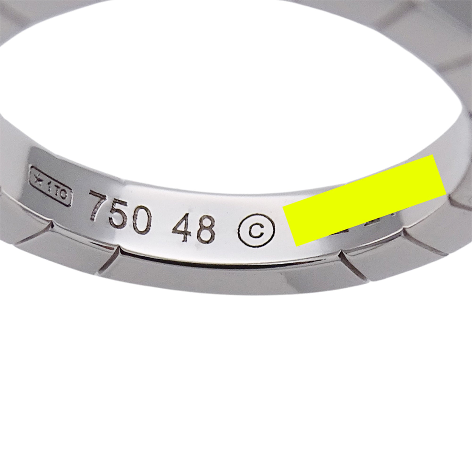 Cartier White Gold White Gold (18K) Band Ring (Pre-Owned)
