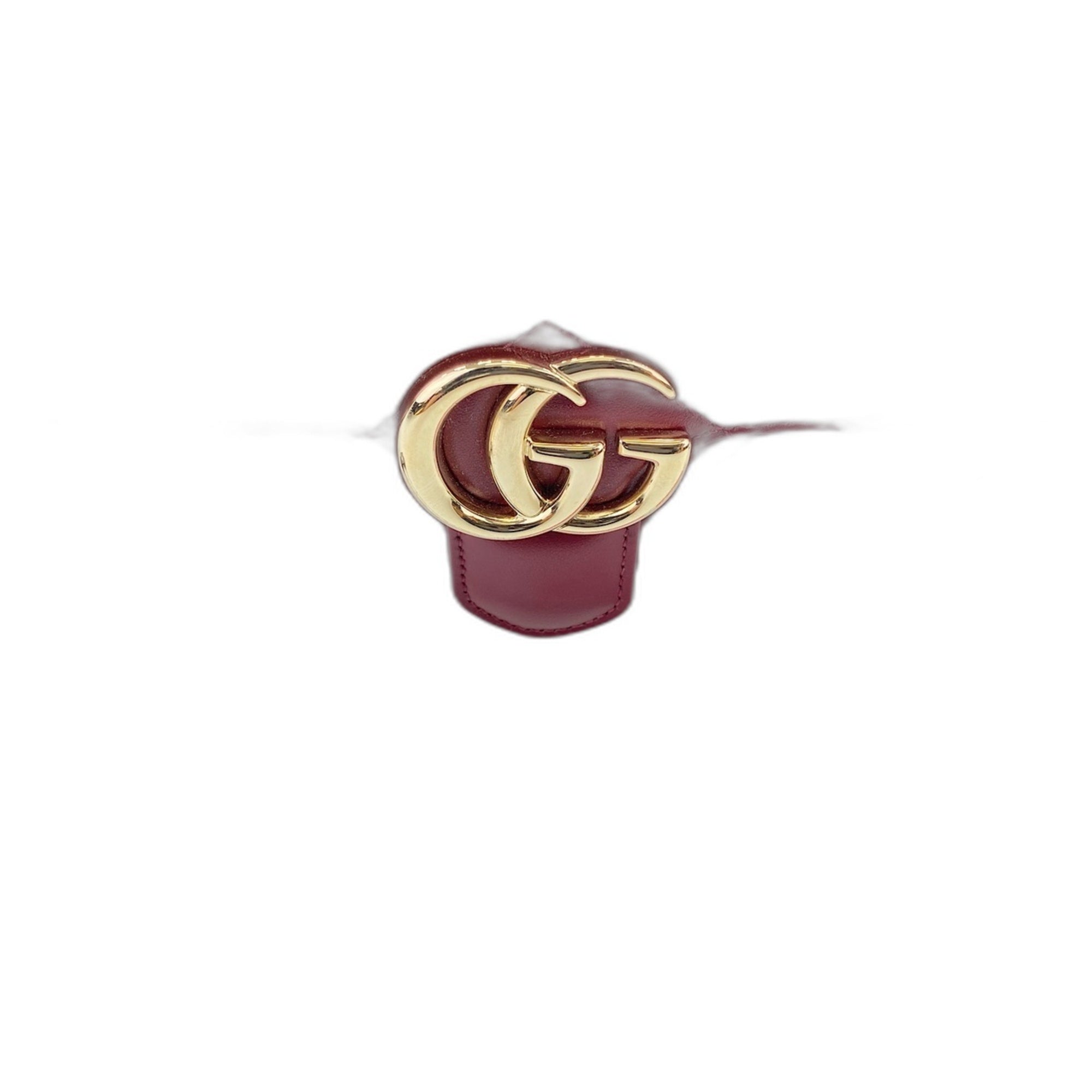 Gucci Red Color Wine Shoulder Bag (Pre-Owned)