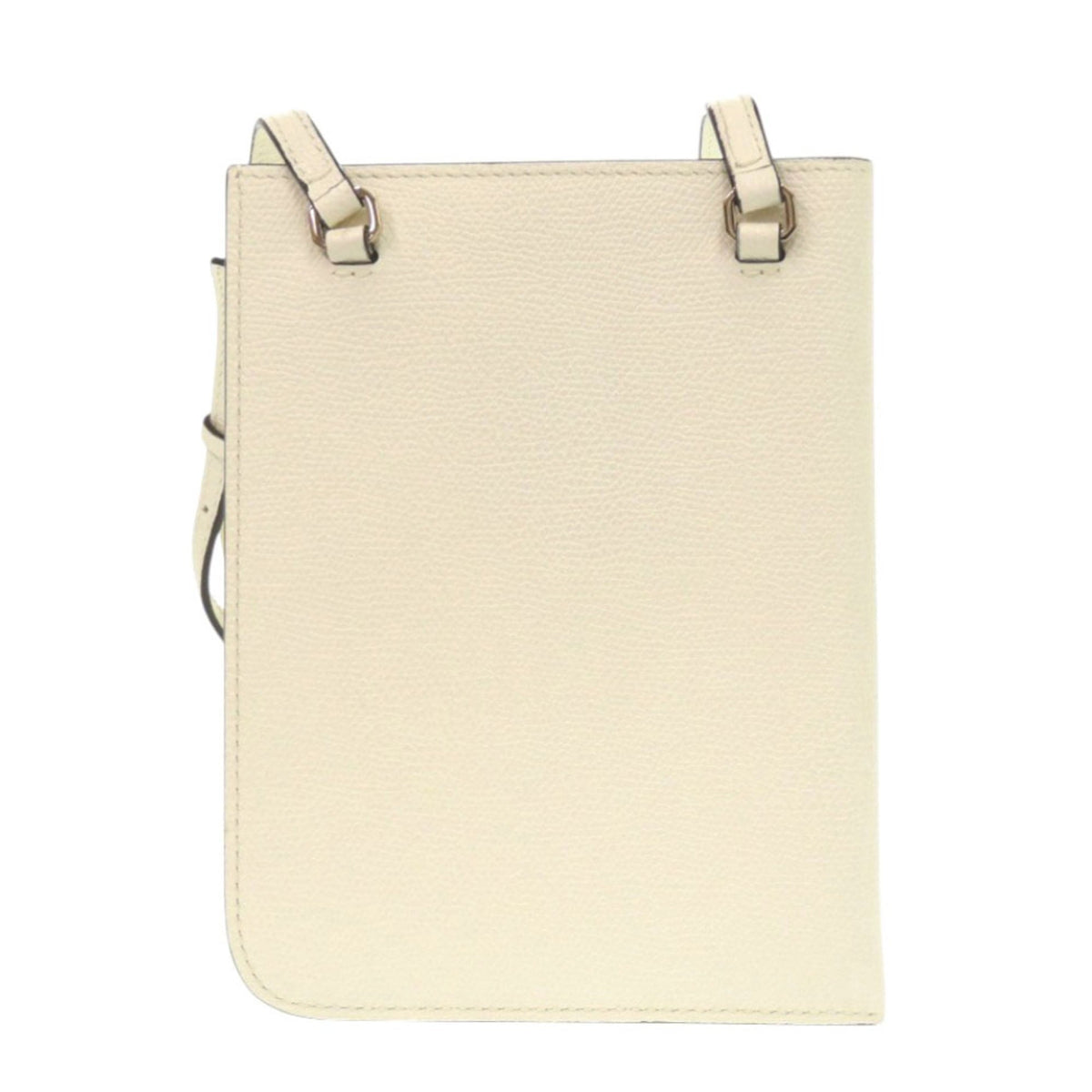 Valextra White Leather Shoulder Bag (Pre-Owned)