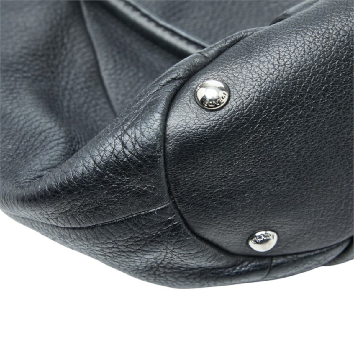 Prada Black Leather Handbag (Pre-Owned)