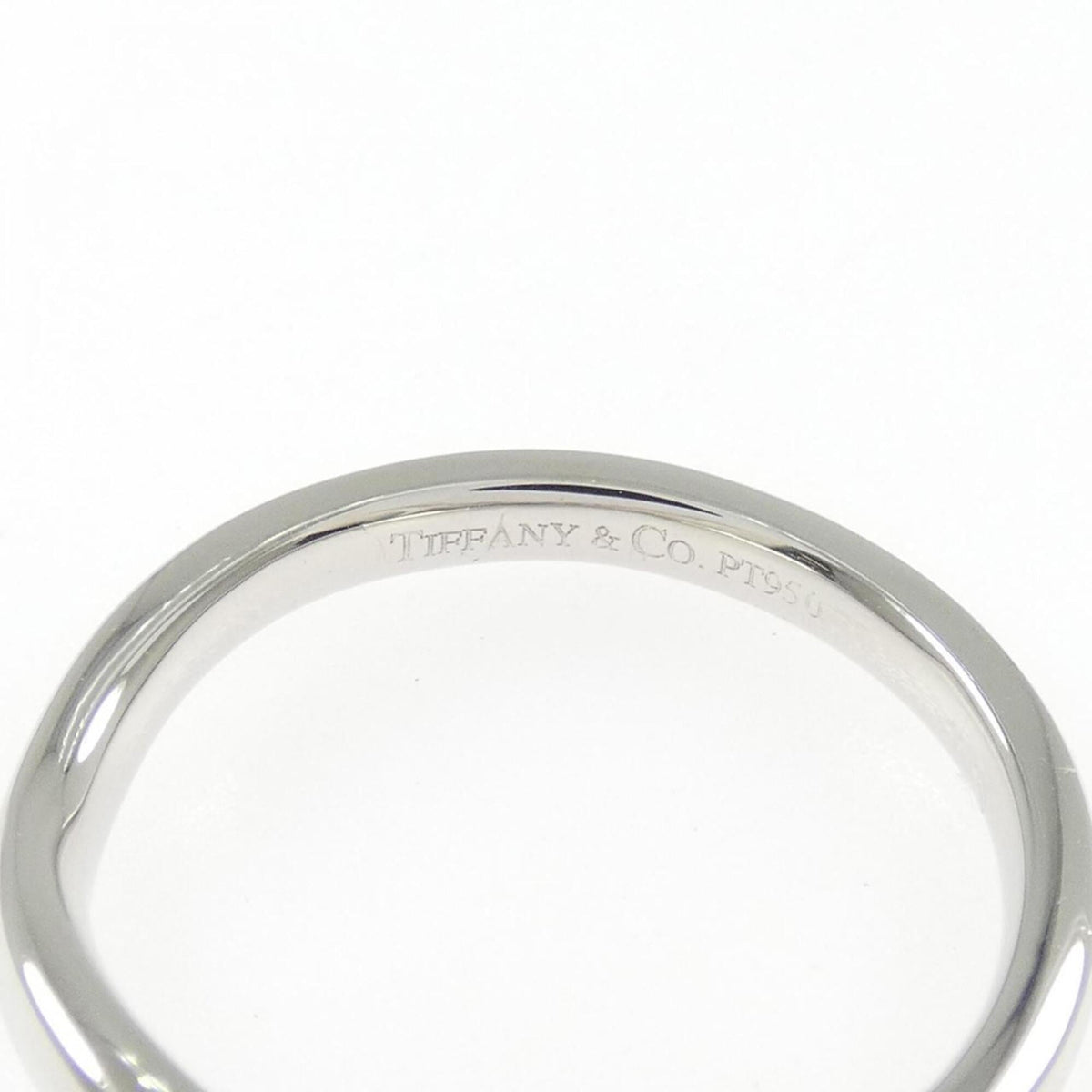 Tiffany Platinum 950 Band Ring (Pre-Owned)
