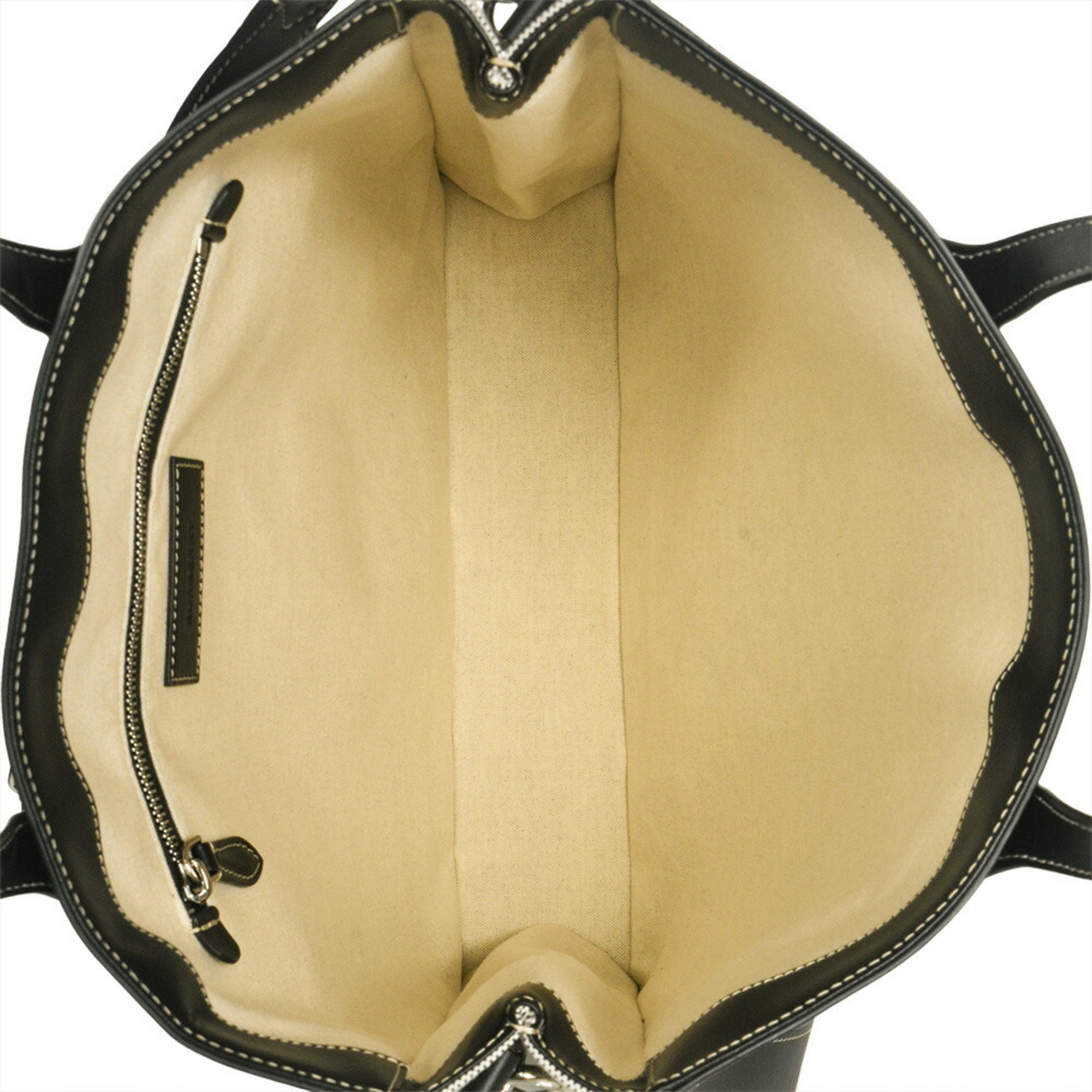 Burberry Black Canvas Shoulder Bag (Pre-Owned)