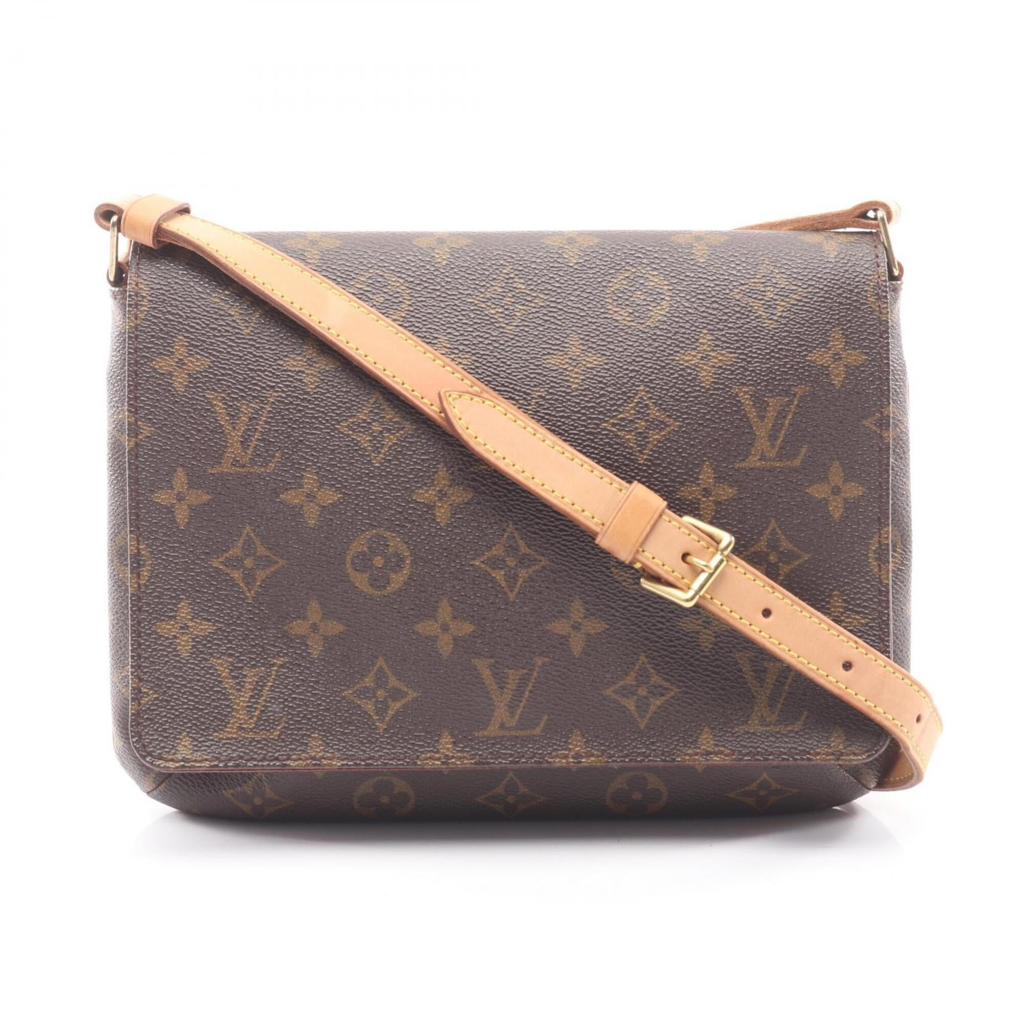 Louis Vuitton Brown Coated Canvas Pvc Monogram Leather Shoulder Bag (Pre-Owned)