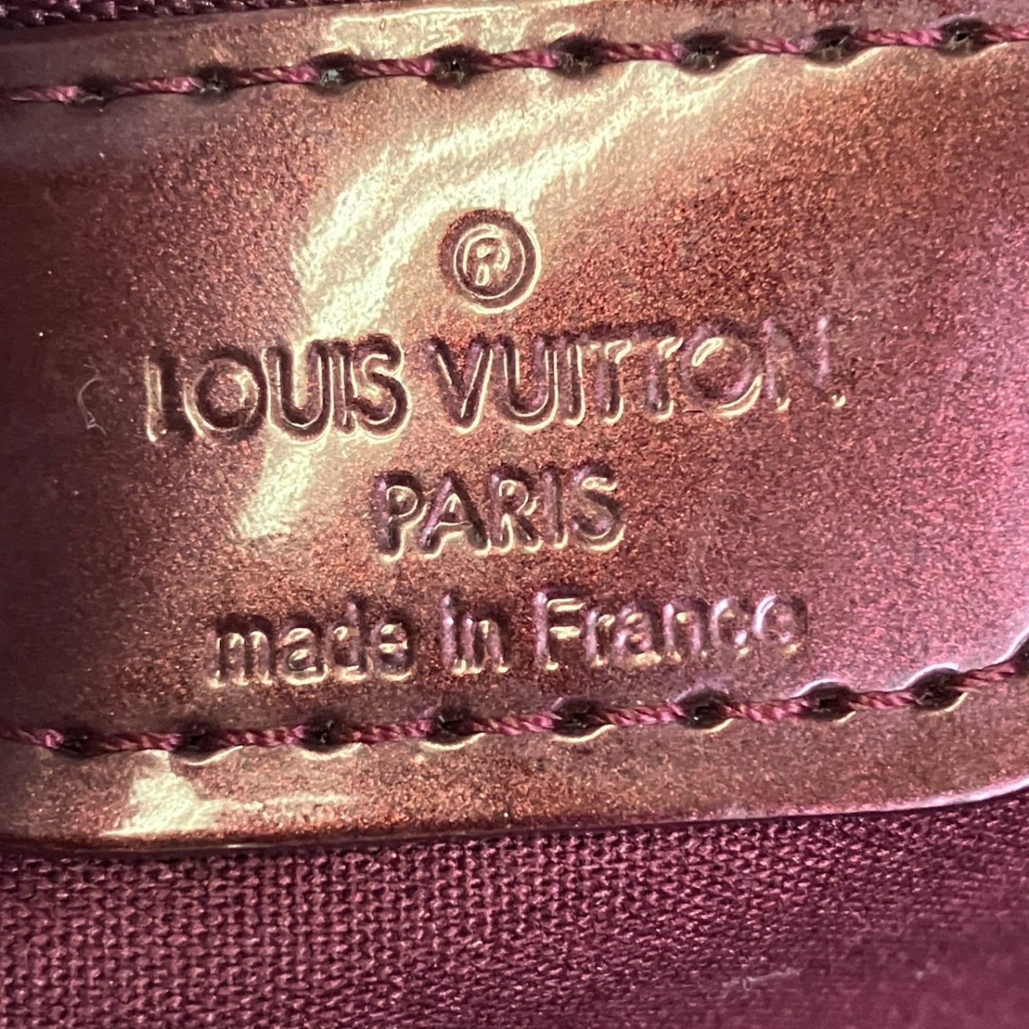 Louis Vuitton Monogram Vernis Amarante Monogram Vernis Handbag (Pre-Owned)