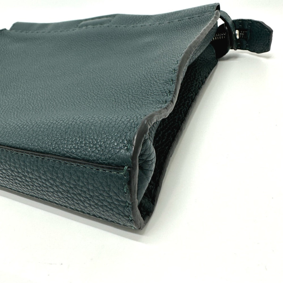 Fendi Blue Leather Briefcase (Pre-Owned)