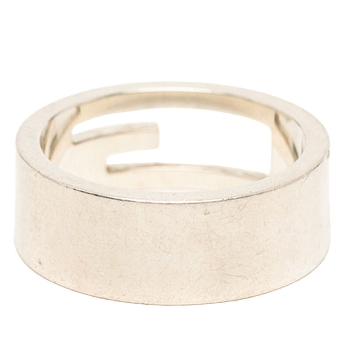 Gucci Silver 925 Band Ring (Pre-Owned)