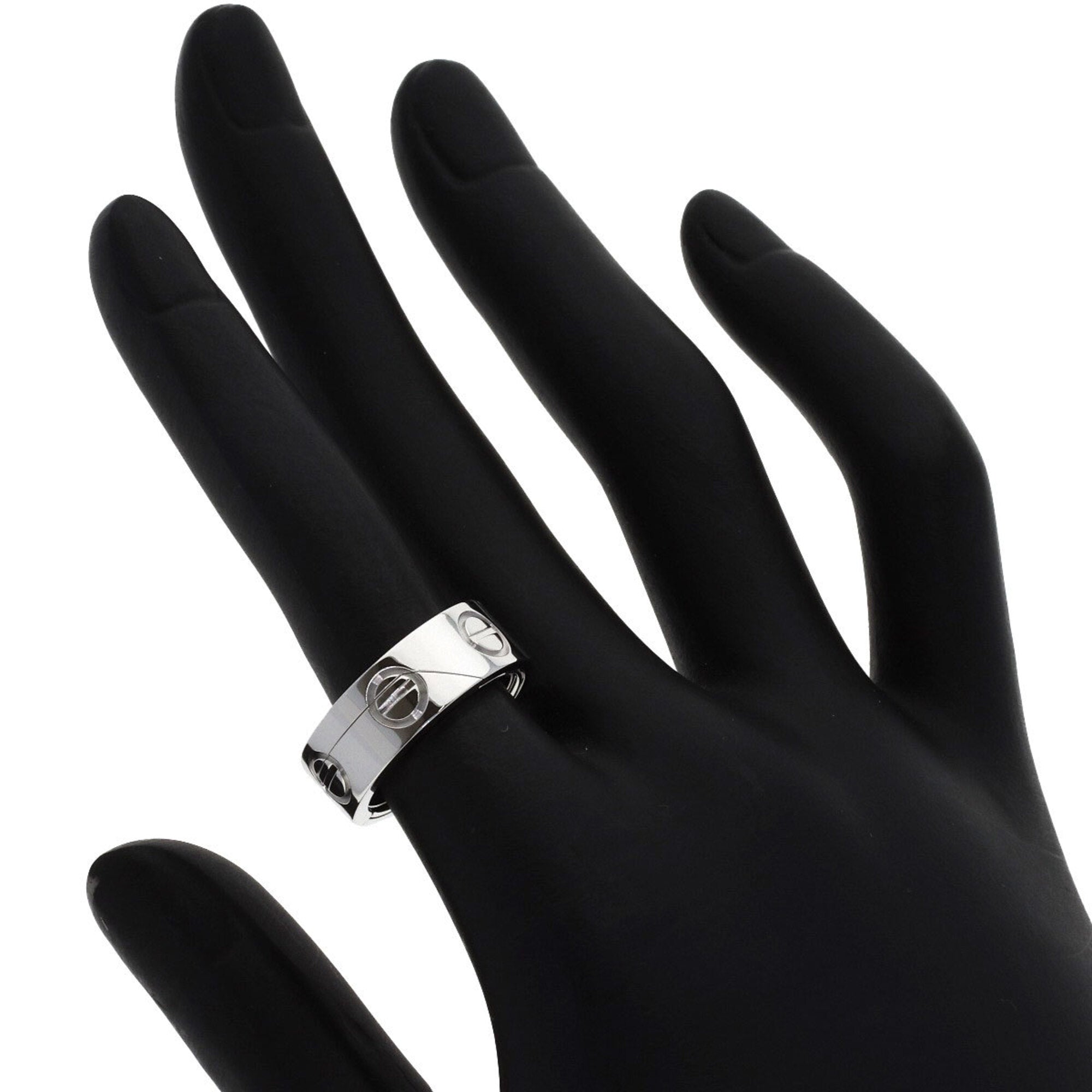 Cartier Silver White Gold (18K) Band Ring (Pre-Owned)