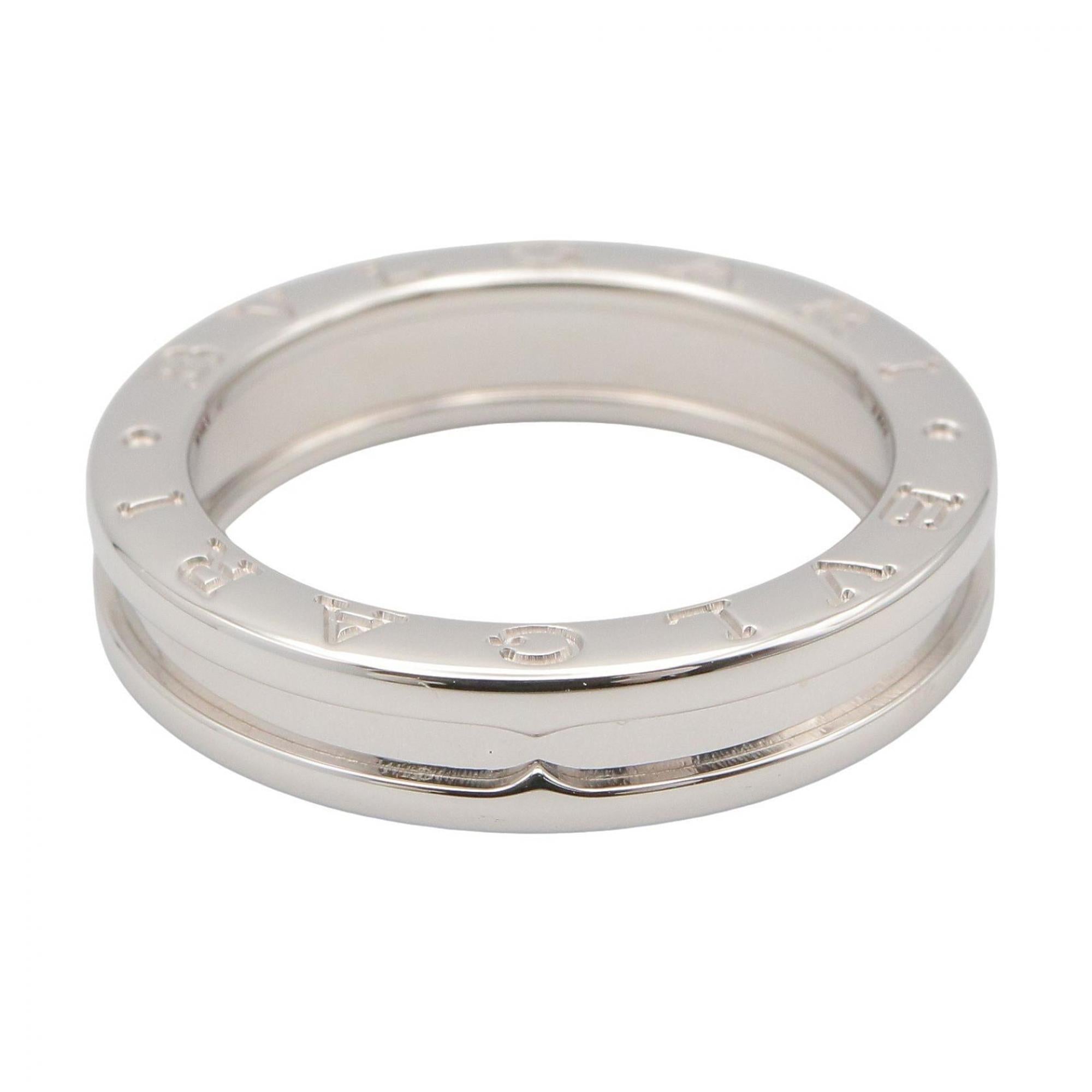 Bvlgari Silver White Gold (18K) Band Ring (Pre-Owned)
