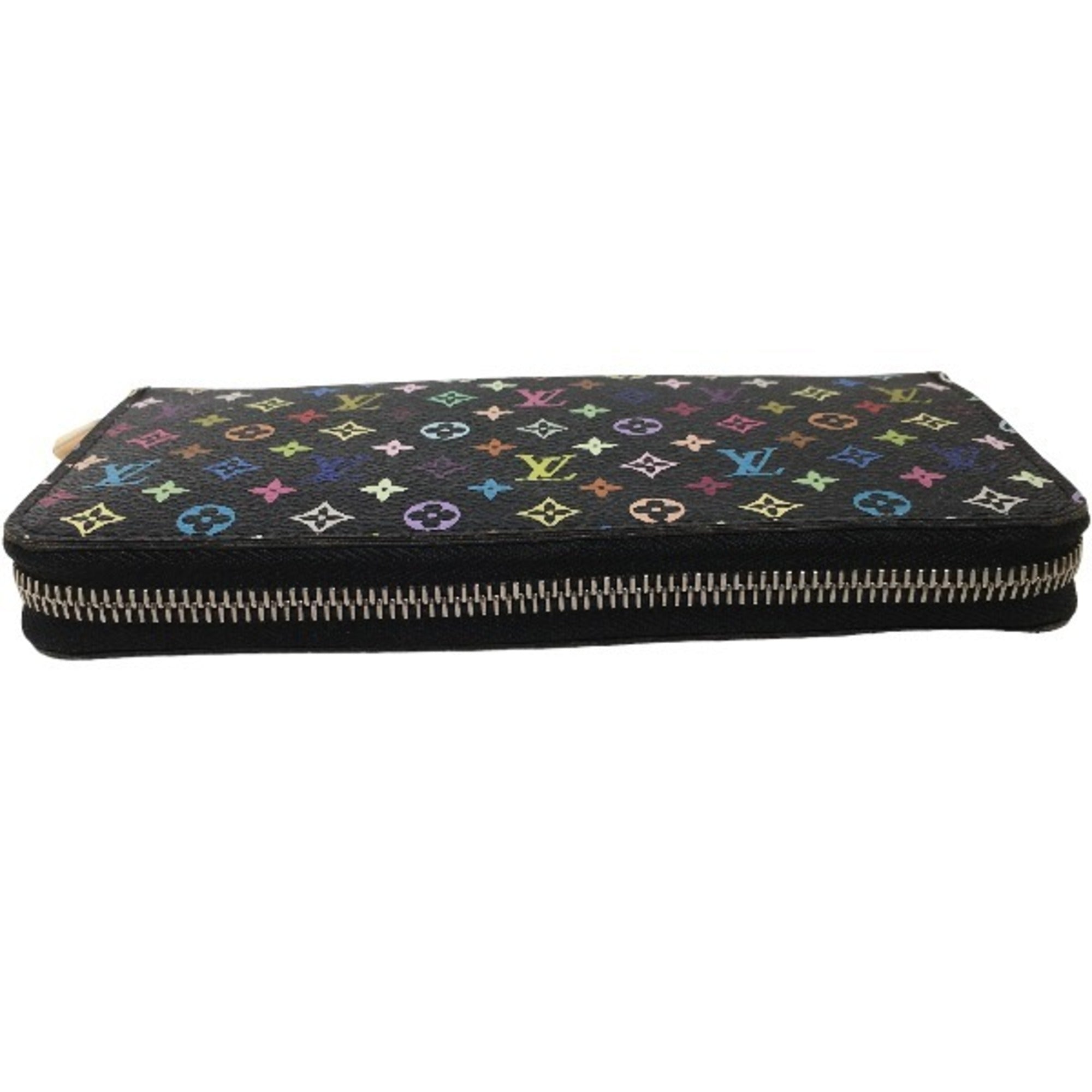 Louis Vuitton Multi-Color Noir Long Wallet (Bi-Fold) (Pre-Owned)