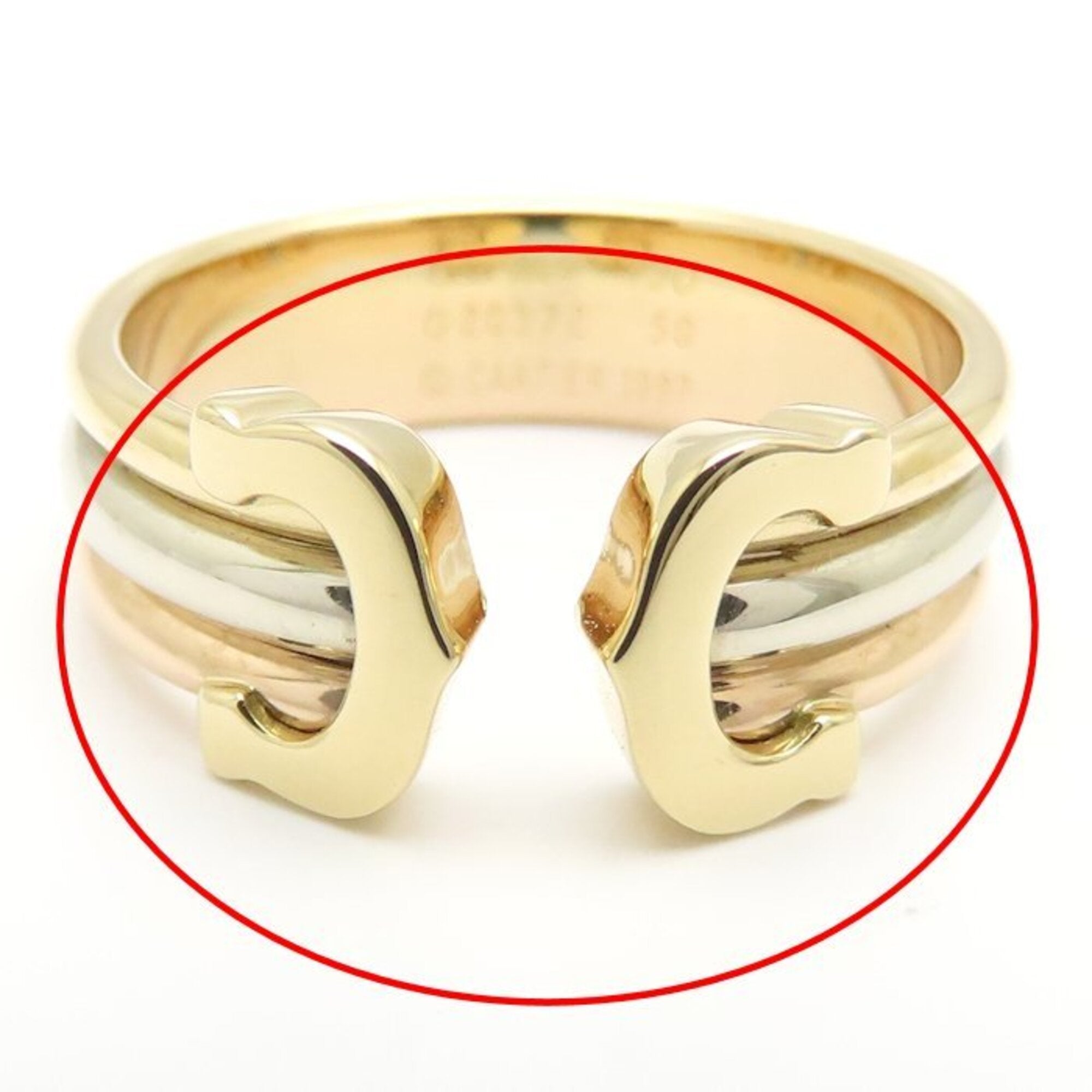 Cartier Yellow Gold (18K) Pink Gold (18K) White Gold (18K) Band Ring (Pre-Owned)