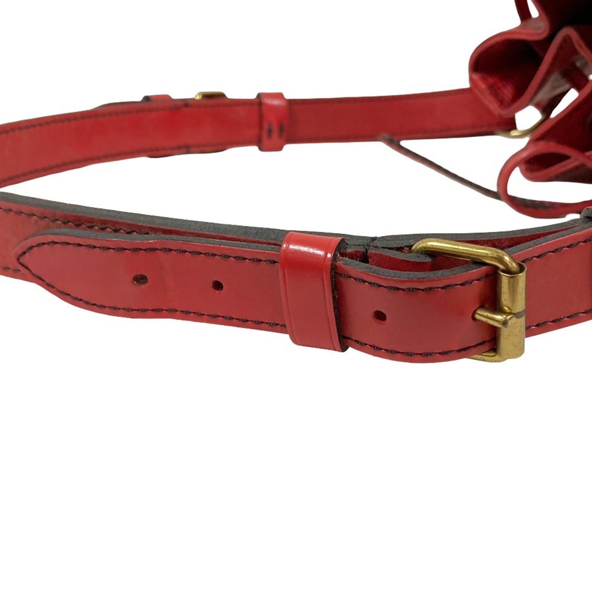 Louis Vuitton Castilian Red Epi Leather Shoulder Bag (Pre-Owned)