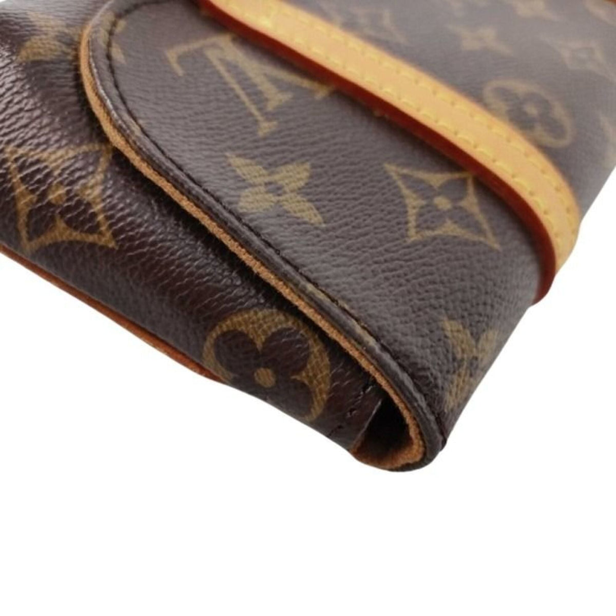 Louis Vuitton Brown Monogram Monogram Clutch Bag Fanny Pack Pochette Pouch (Pre-Owned)