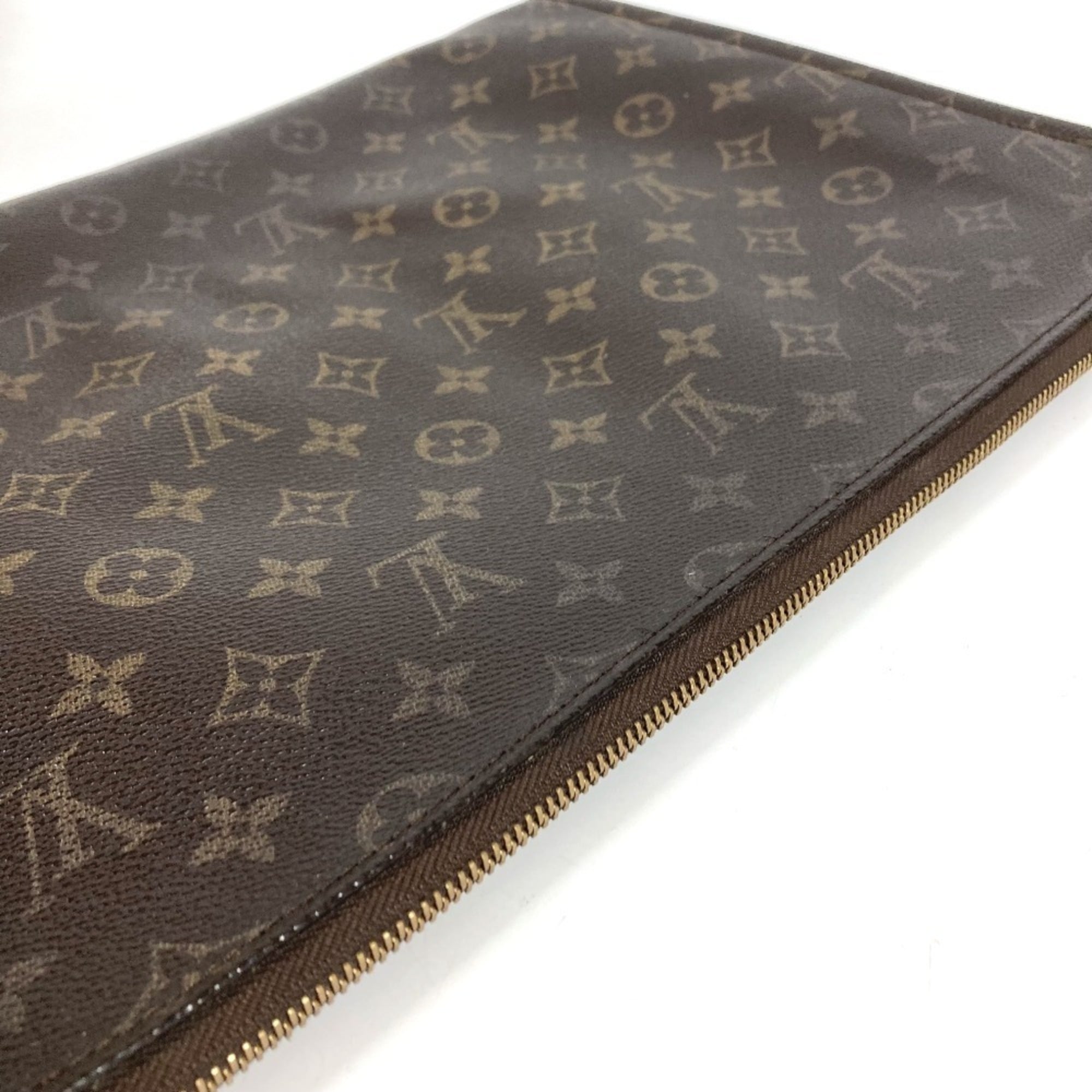 Louis Vuitton Brown Galle Monogram Monogram Clutch Bag (Pre-Owned)