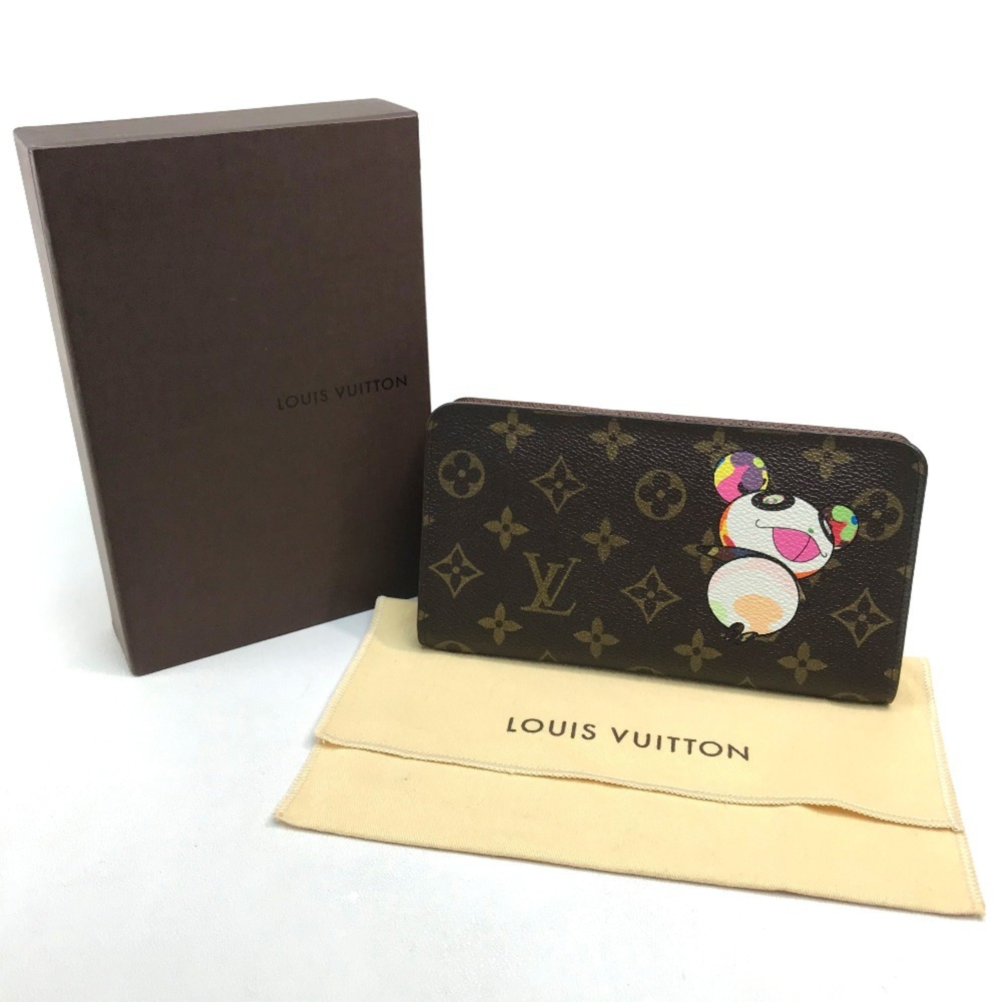Louis Vuitton Brown Monogram Long Wallet (Bi-Fold) (Pre-Owned)
