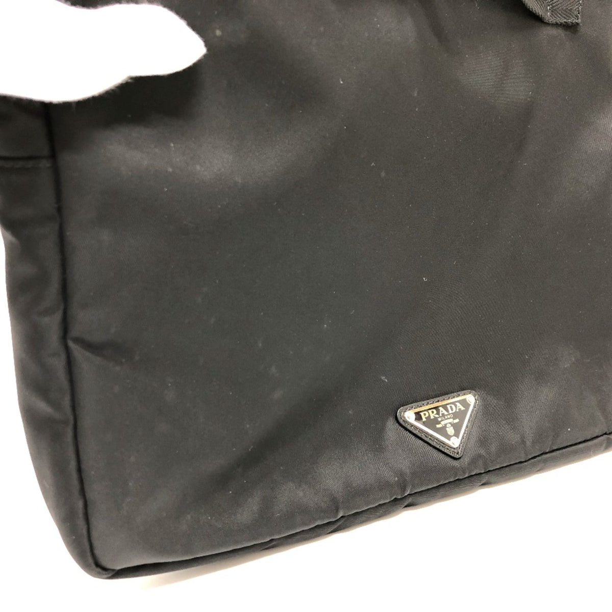 Prada Black Cloth Clutch Bag (Pre-Owned)
