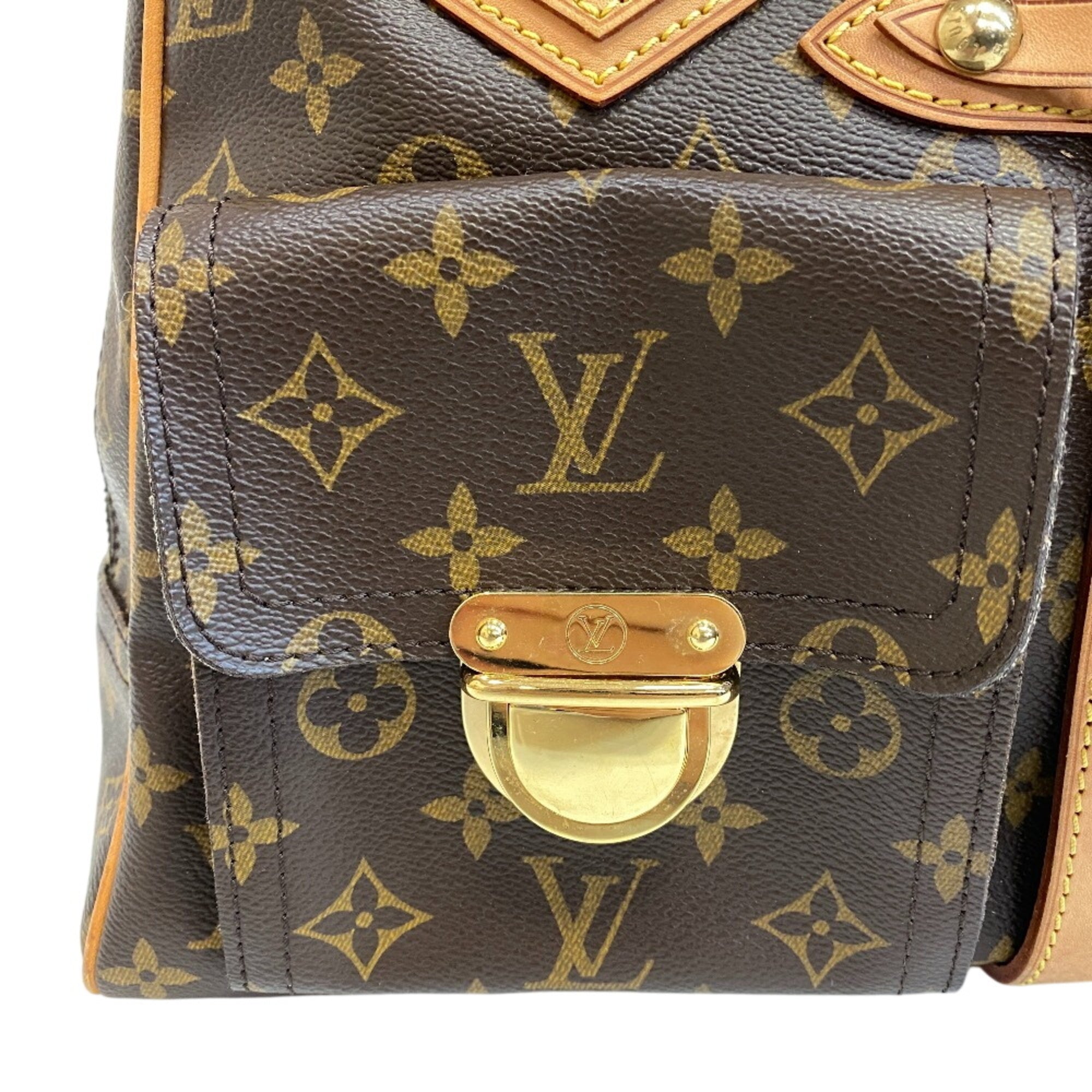 Louis Vuitton Brown Monogram Monogram Leather Handbag (Pre-Owned)