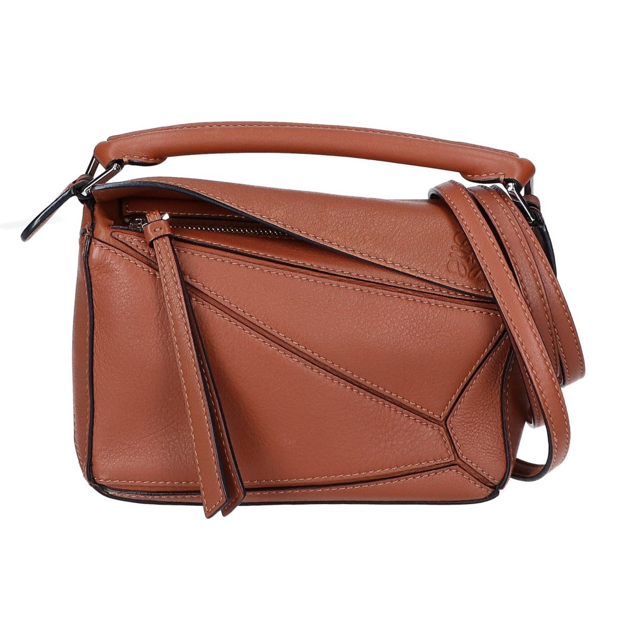 Loewe Brown Leather Shoulder Bag (Pre-Owned)