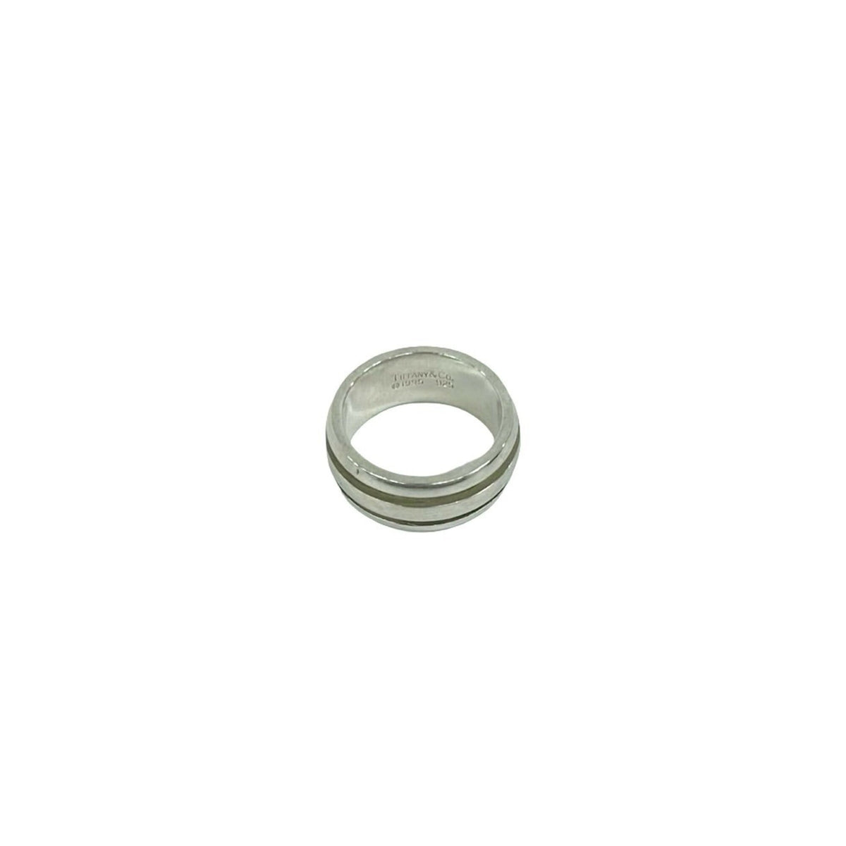 Tiffany Silver Silver 925 Band Ring (Pre-Owned)