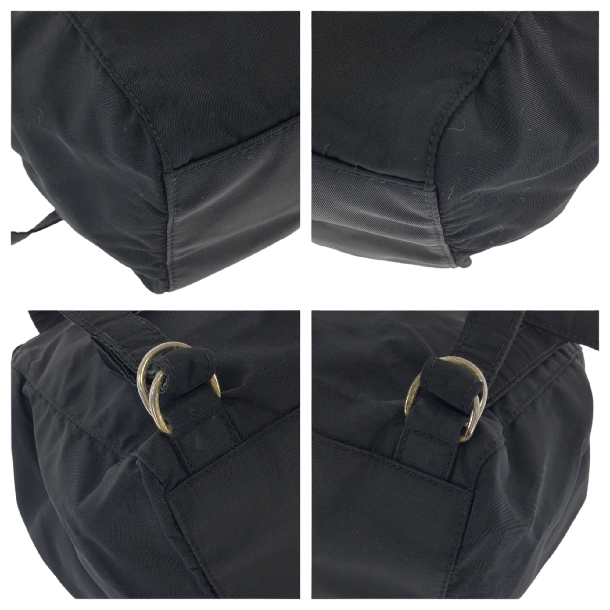 Prada Black Nylon Backpack (Pre-Owned)