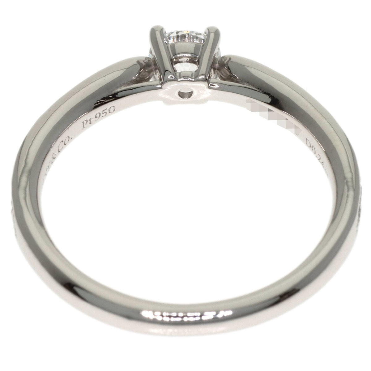 Tiffany Platinum 950 Band Ring (Pre-Owned)