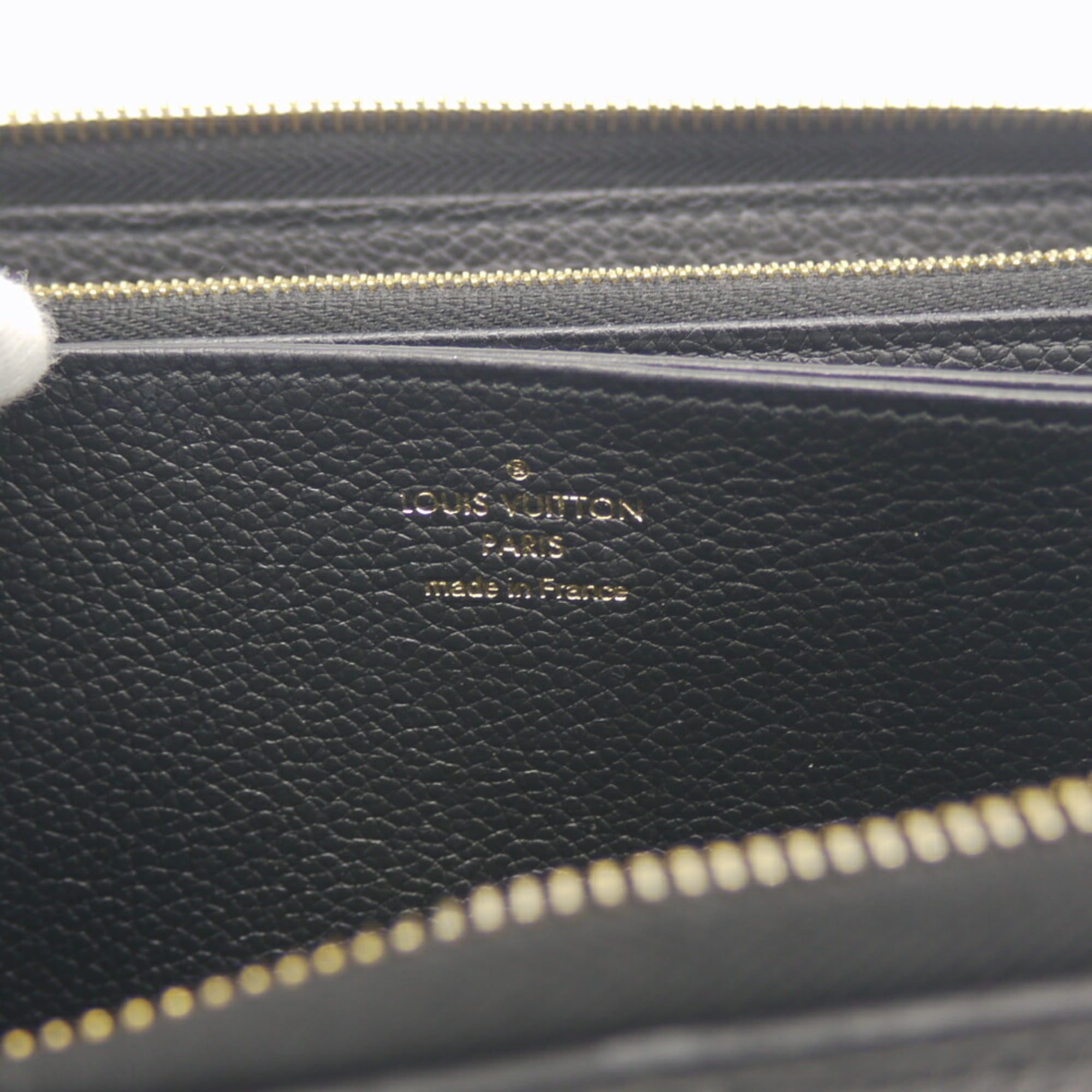 Louis Vuitton Monogram Empreinte Beige Black Monogram Empreinte Long Wallet (Bi-Fold) (Pre-Owned)