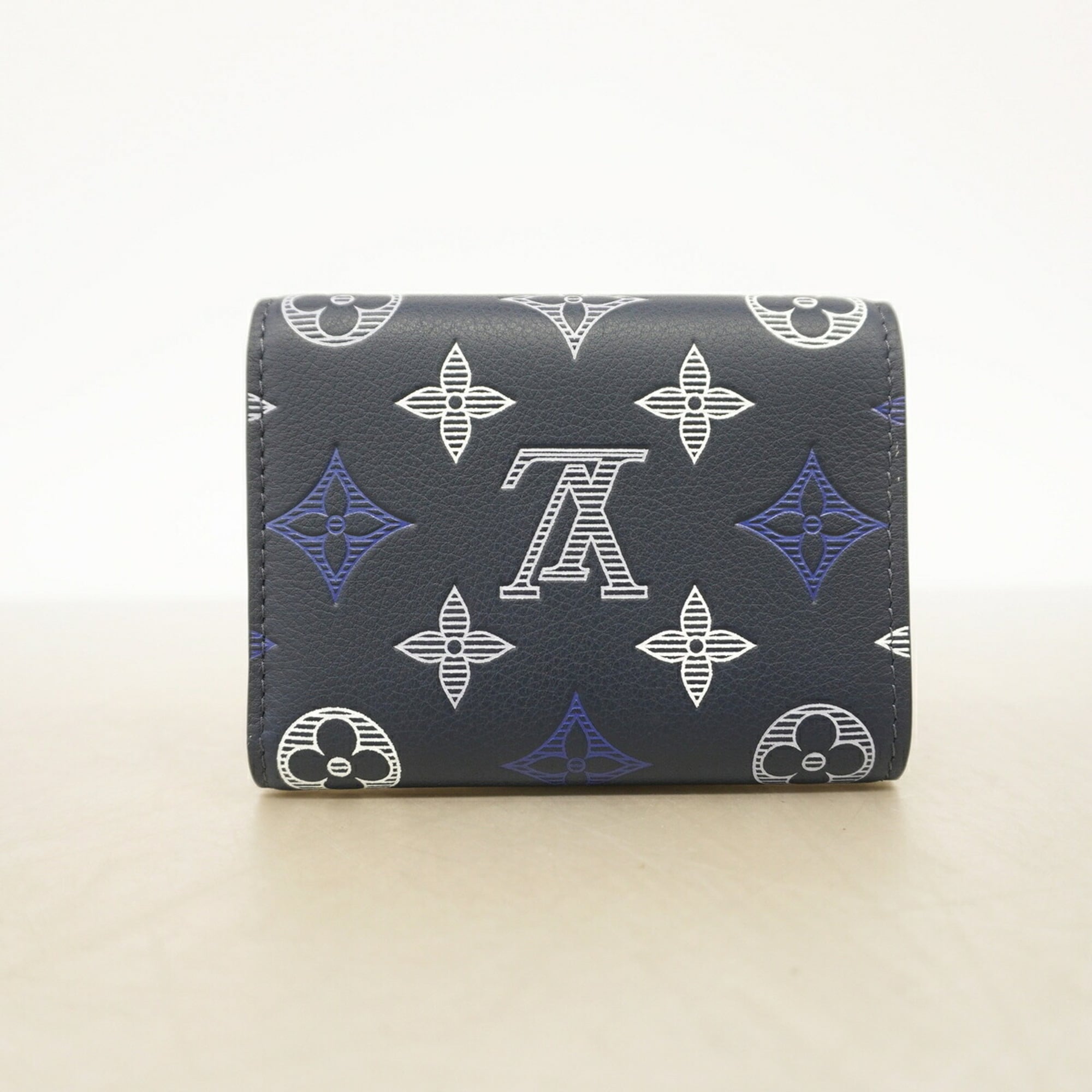 Louis Vuitton Navy Wallet (Tri-Fold) (Pre-Owned)