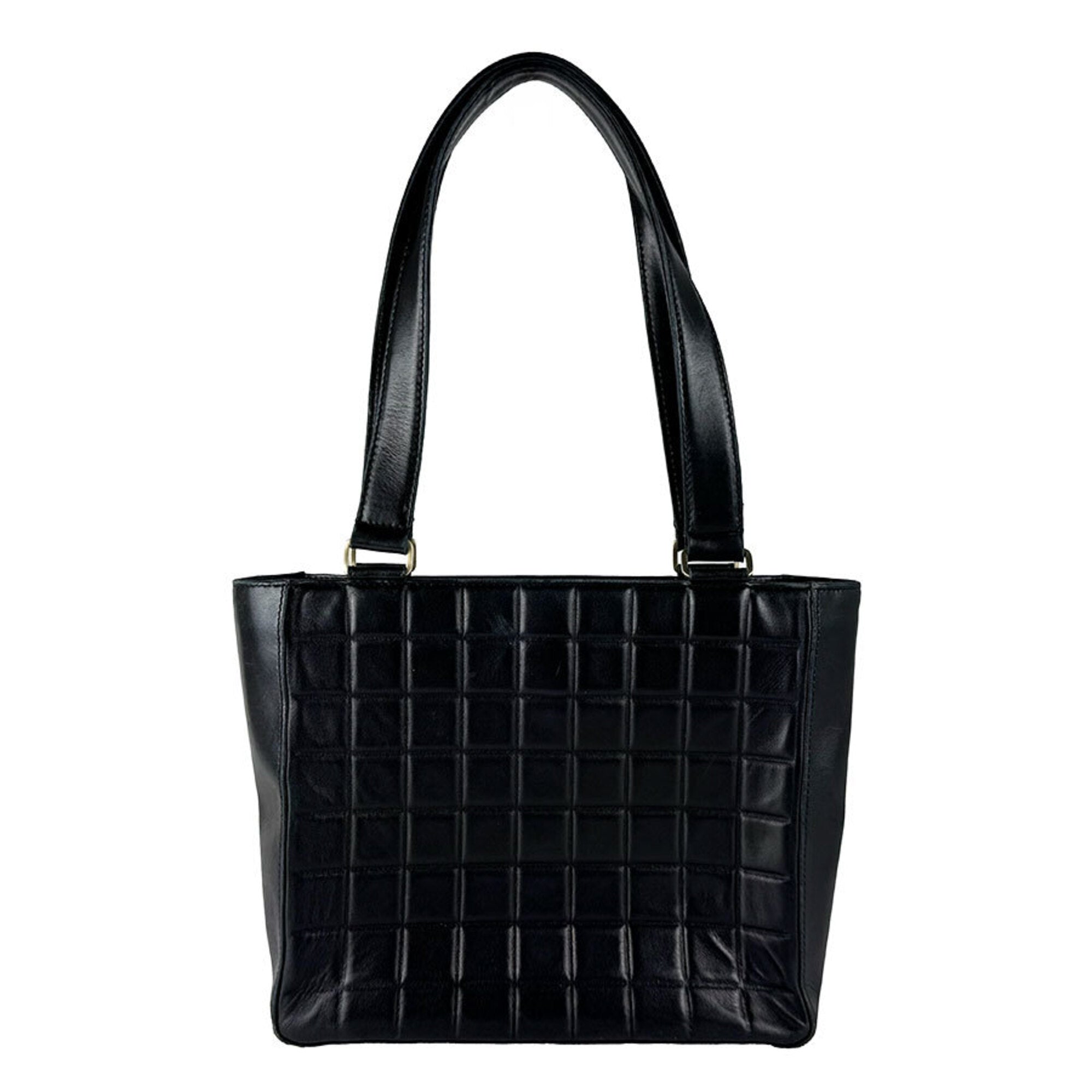 Chanel Black Leather Handbag (Pre-Owned)