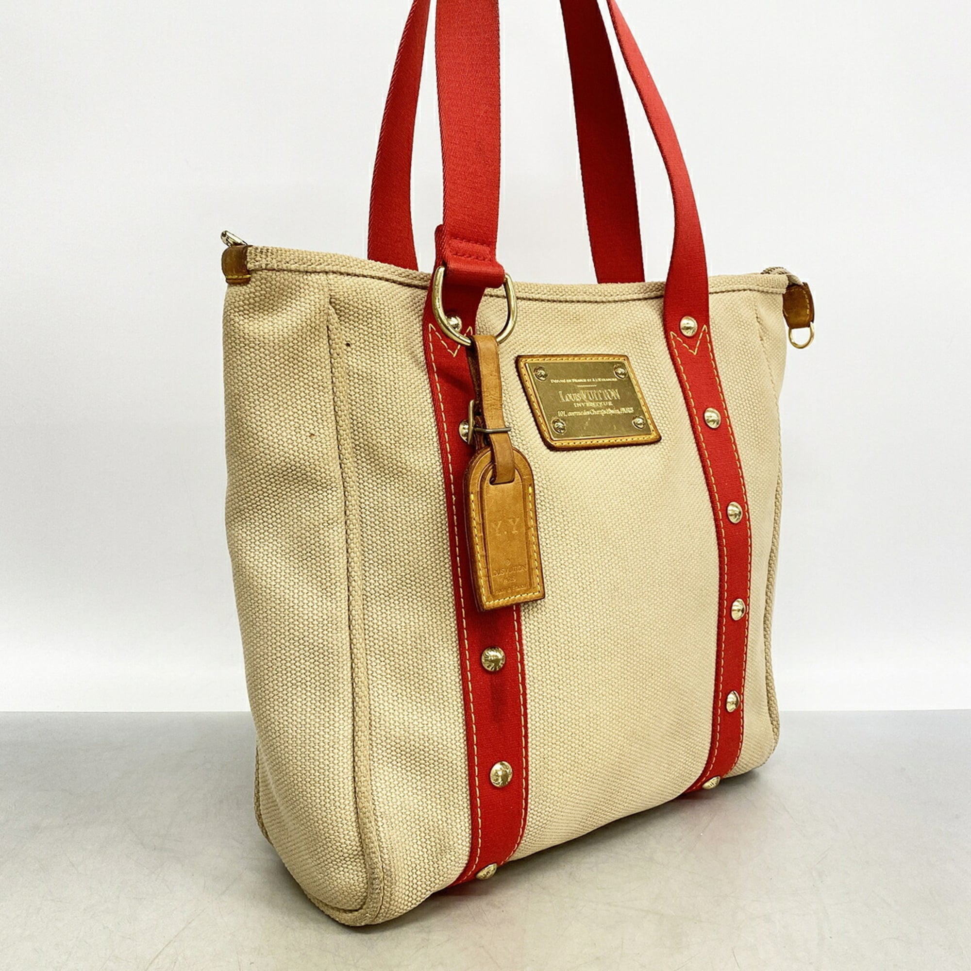 Louis Vuitton Beige Tote Bag (Pre-Owned)