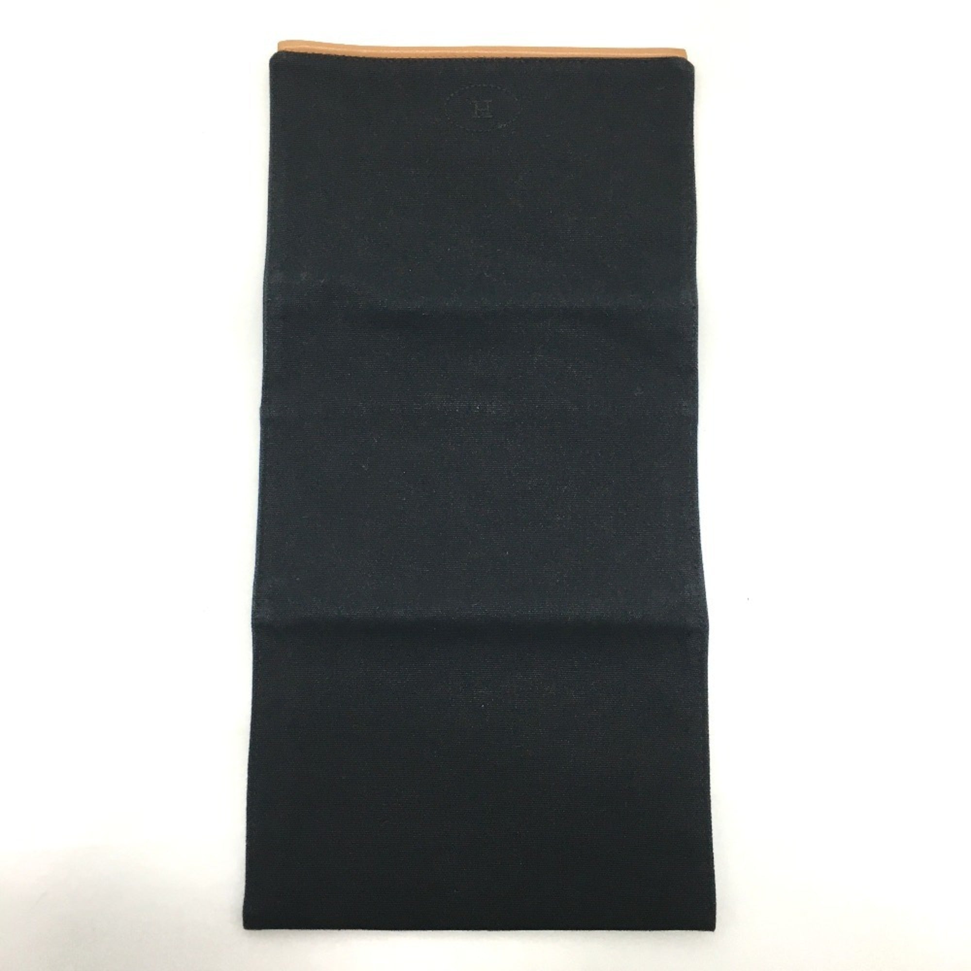 Hermes Bolide Black Canvas Pouch (Pre-Owned)