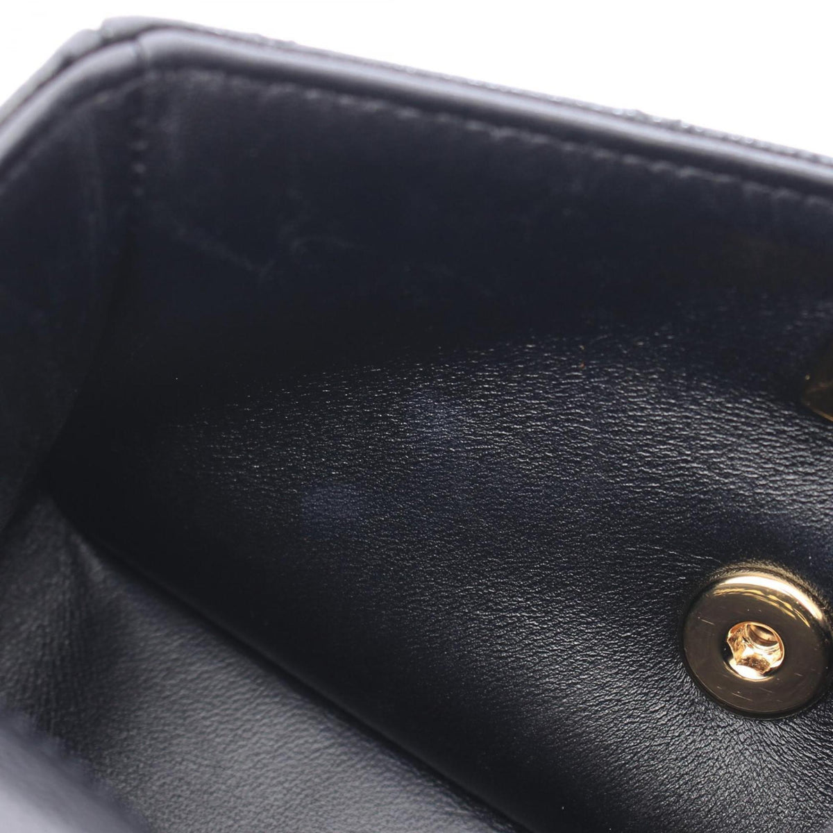 Chanel Black Grained Calfskin Handbag Shoulder Bag (Pre-Owned)