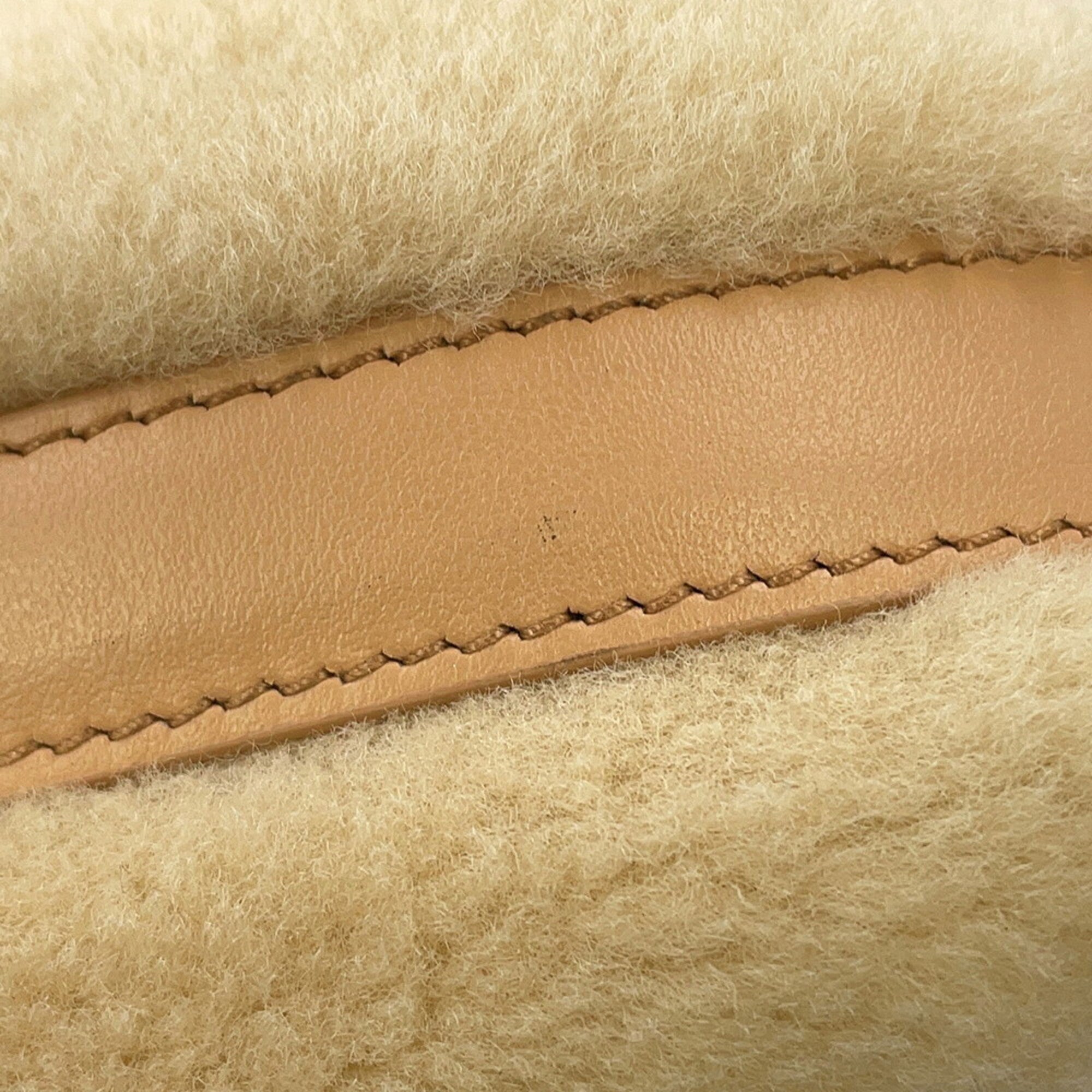 Prada Beige Leather Handbag (Pre-Owned)