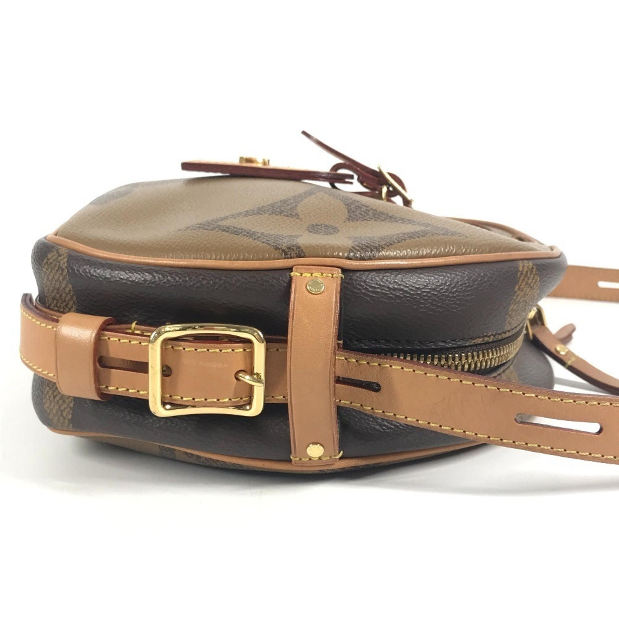 Louis Vuitton Brown Galle Monogram Pochette Shoulder Bag (Pre-Owned)
