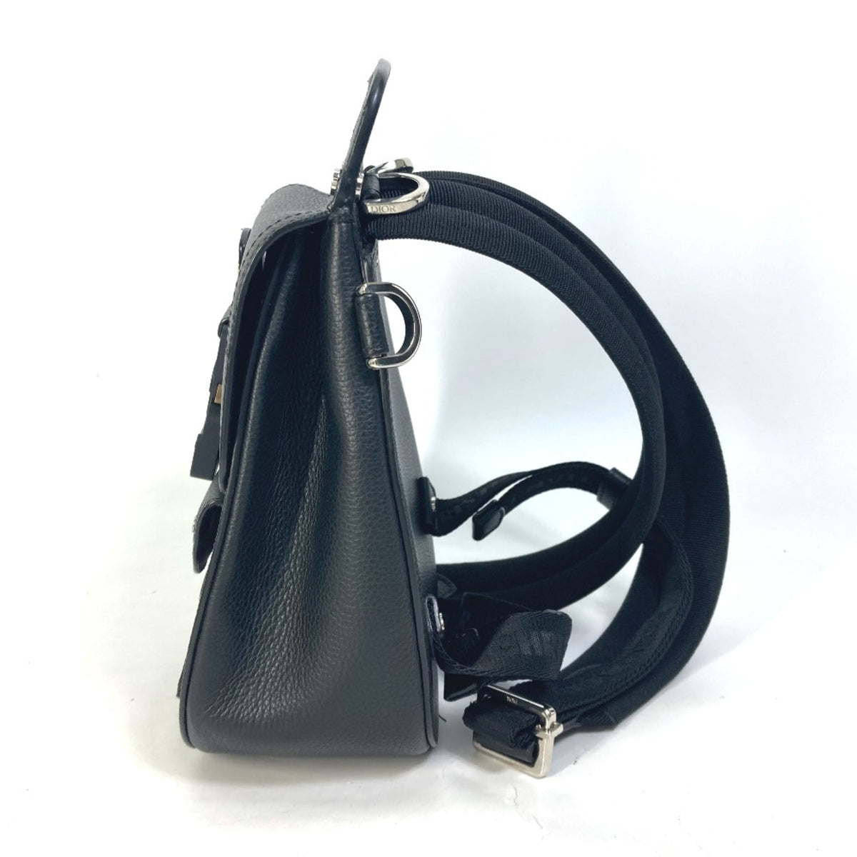 Christian Dior Black Leather Backpack (Pre-Owned)