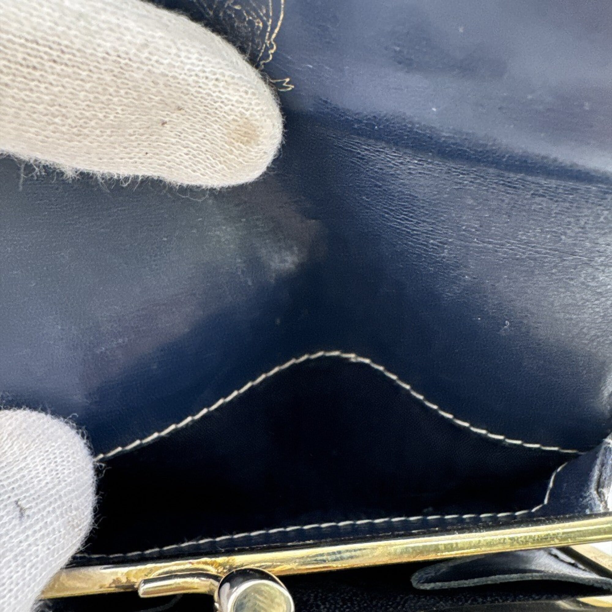 Gucci Microguccissima Navy Pvc Wallet (Bi-Fold) (Pre-Owned)