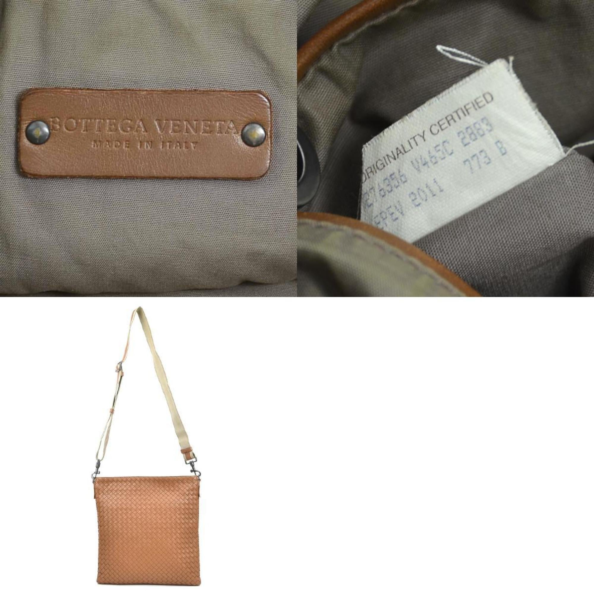 Bottega Veneta Brown Intrecciato Shoulder Bag (Pre-Owned)