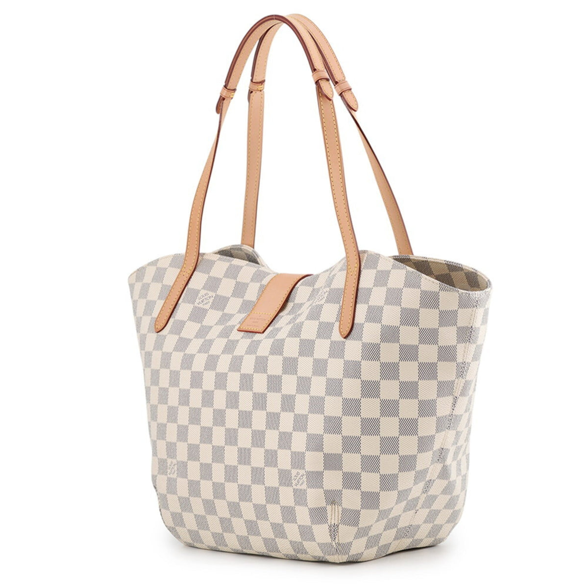 Louis Vuitton Beige Damier Azur Handbag Shoulder Bag (Pre-Owned)