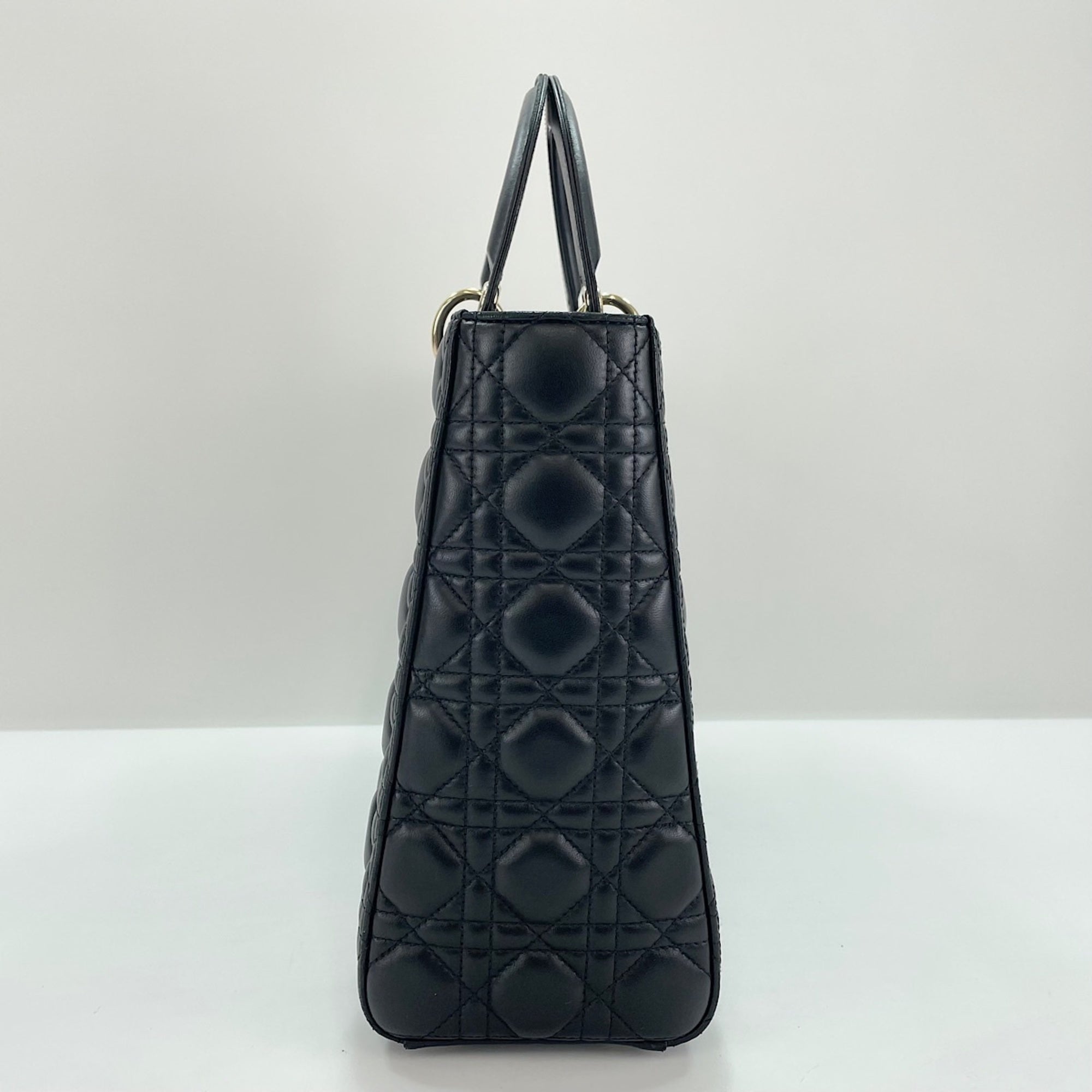 Christian Dior Black Leather Handbag (Pre-Owned)