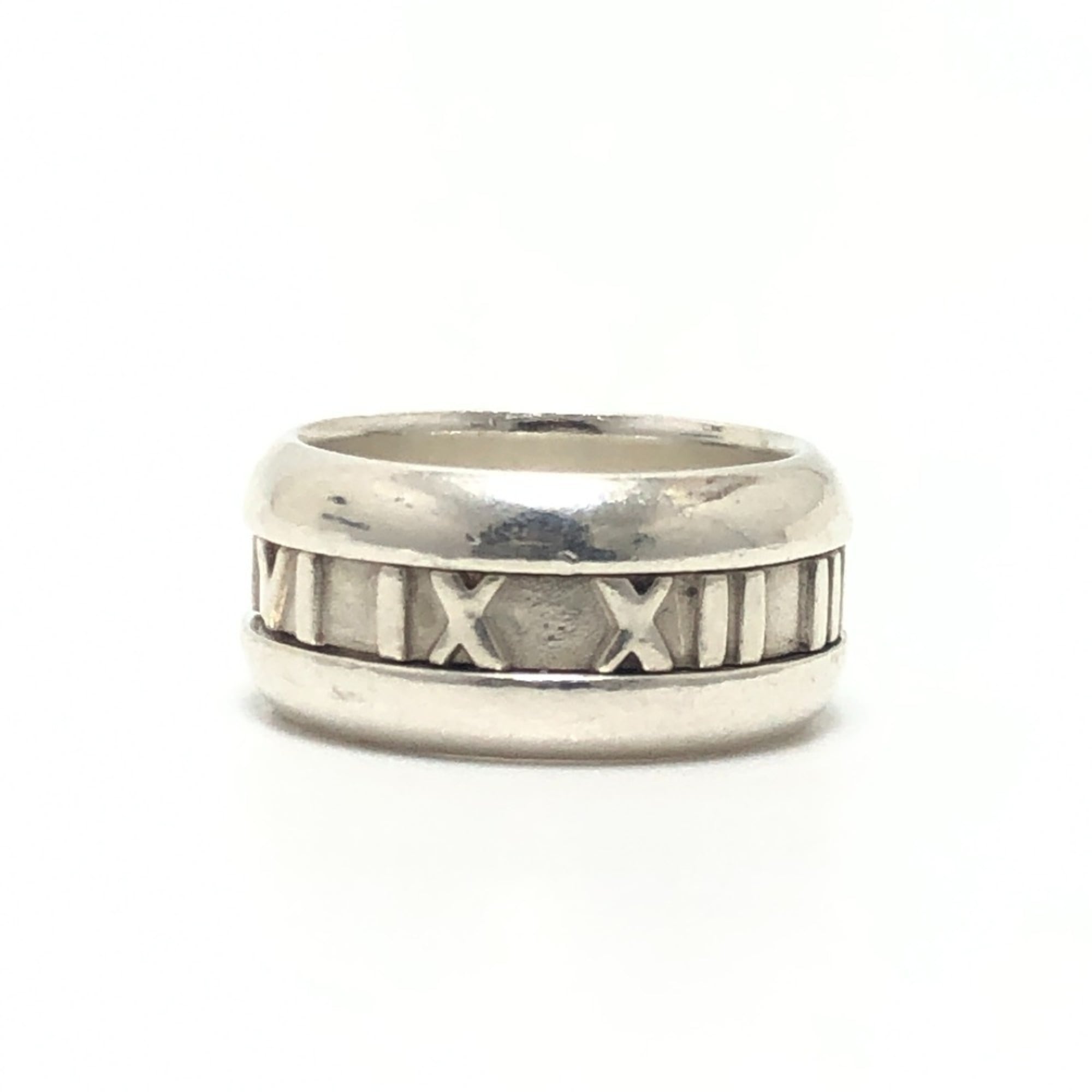 Tiffany Silver Silver 925 Band Ring (Pre-Owned)