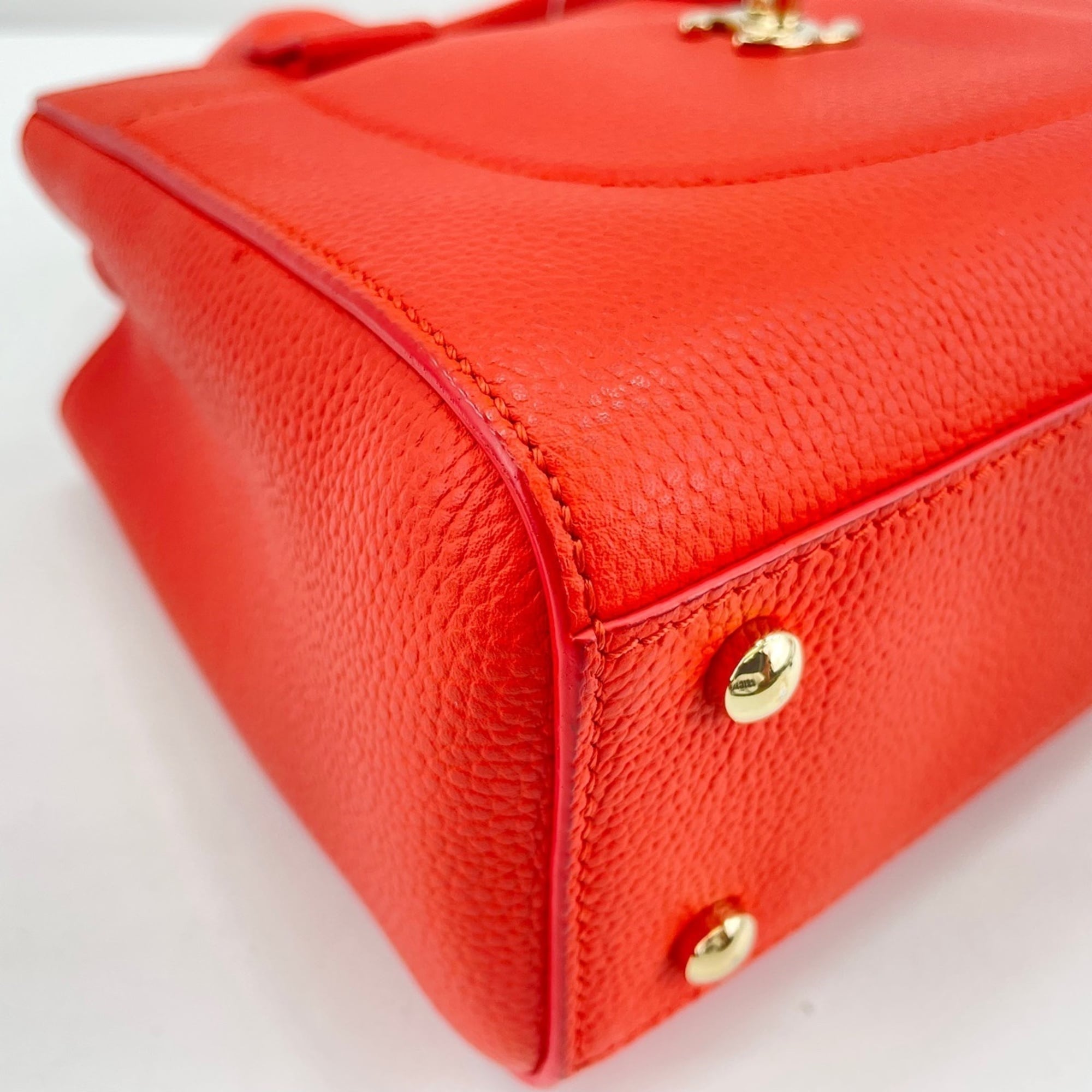 Chanel Orange Handbag (Pre-Owned)