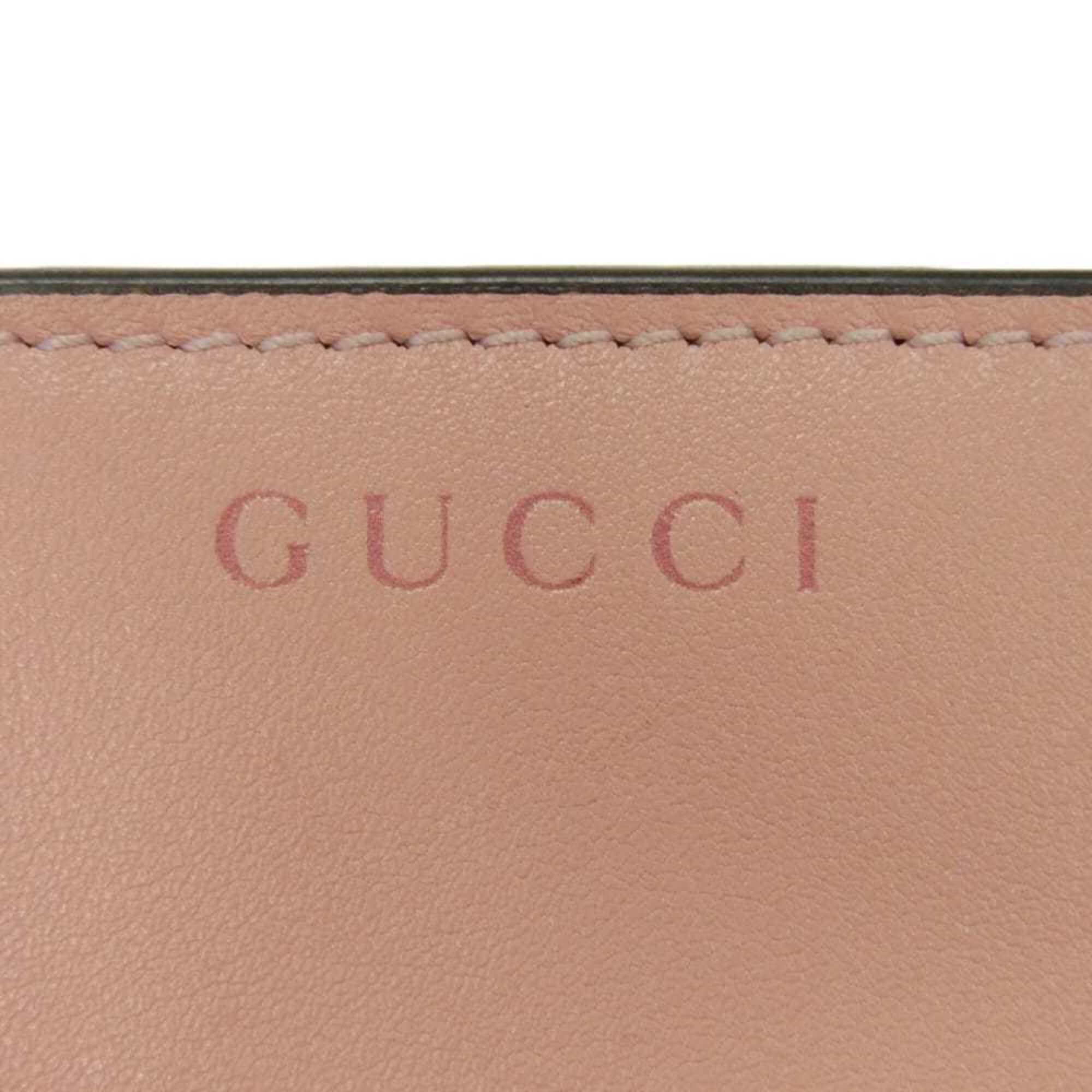 Gucci Dusty Pink Pink Leather Wallet (Bi-Fold) (Pre-Owned)