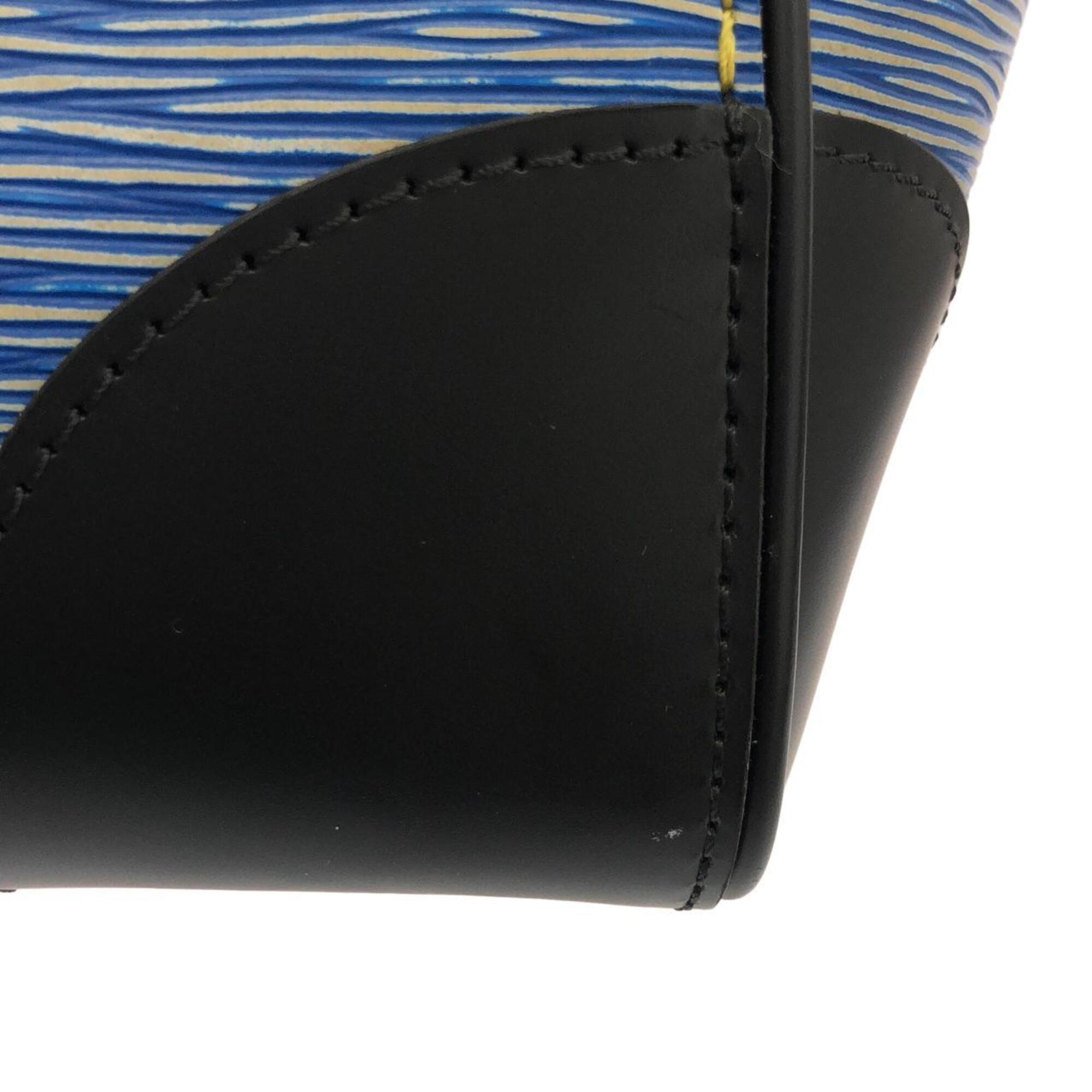 Louis Vuitton Epi Denim Blue Leather Handbag (Pre-Owned)