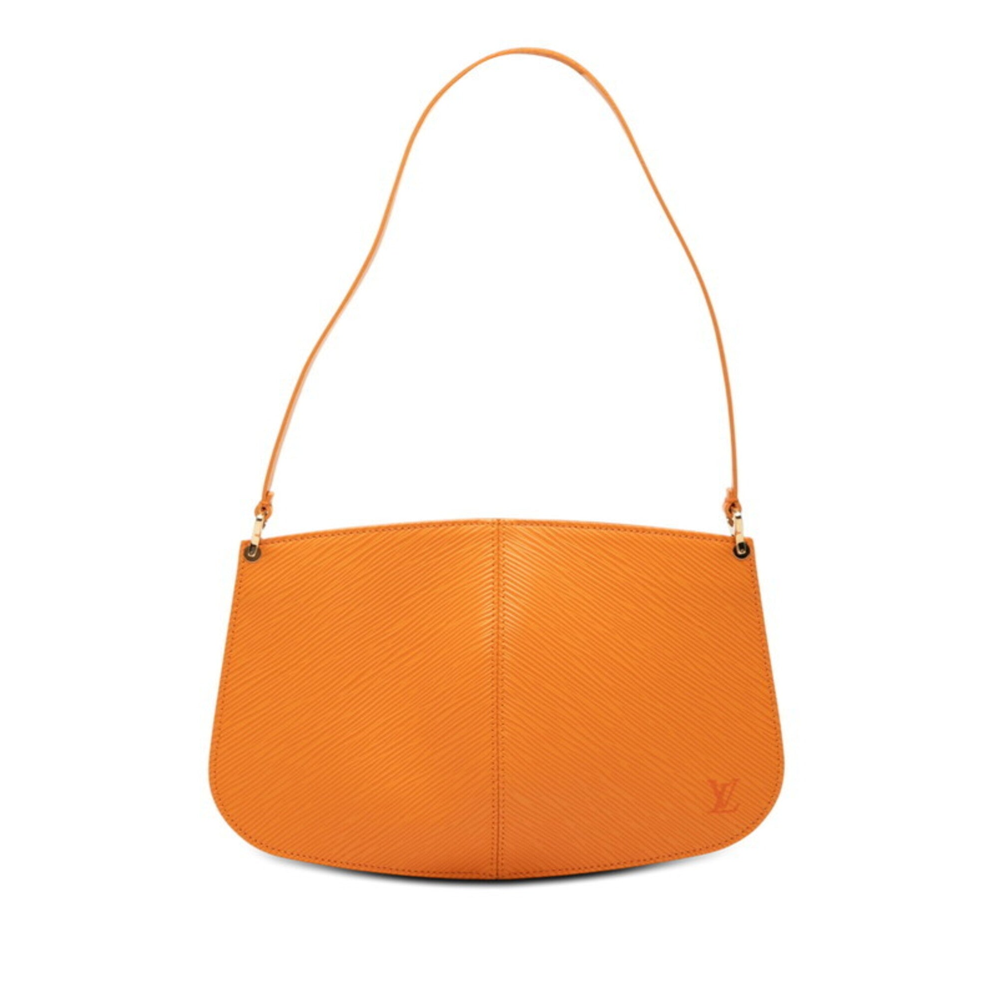 Louis Vuitton Epi Orange Leather Handbag Pochette (Pre-Owned)