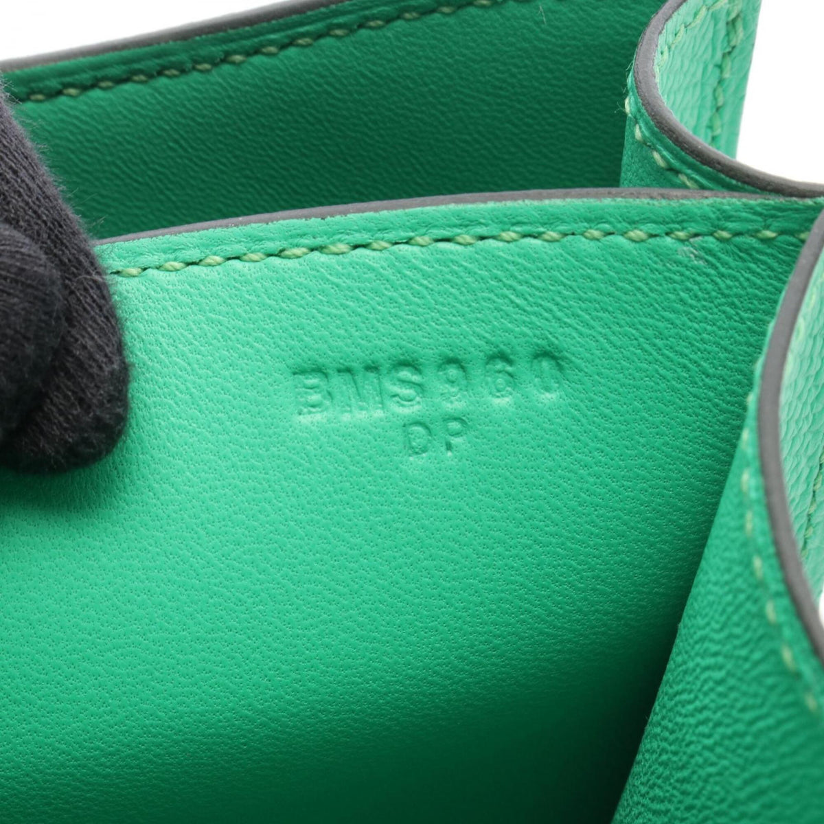 Hermes Green Epsom Leather Handbag Shoulder Bag (Pre-Owned)