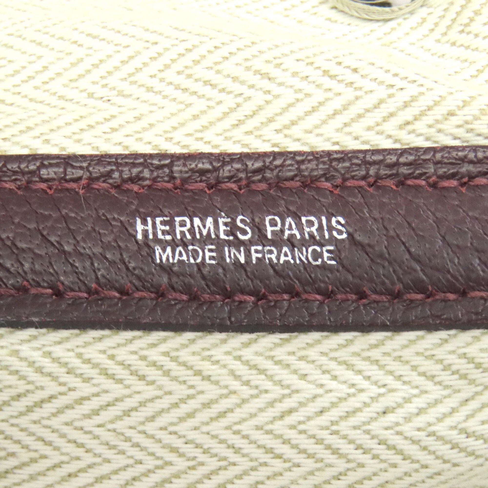 Hermes Bordeaux Negonda Leather Handbag (Pre-Owned)