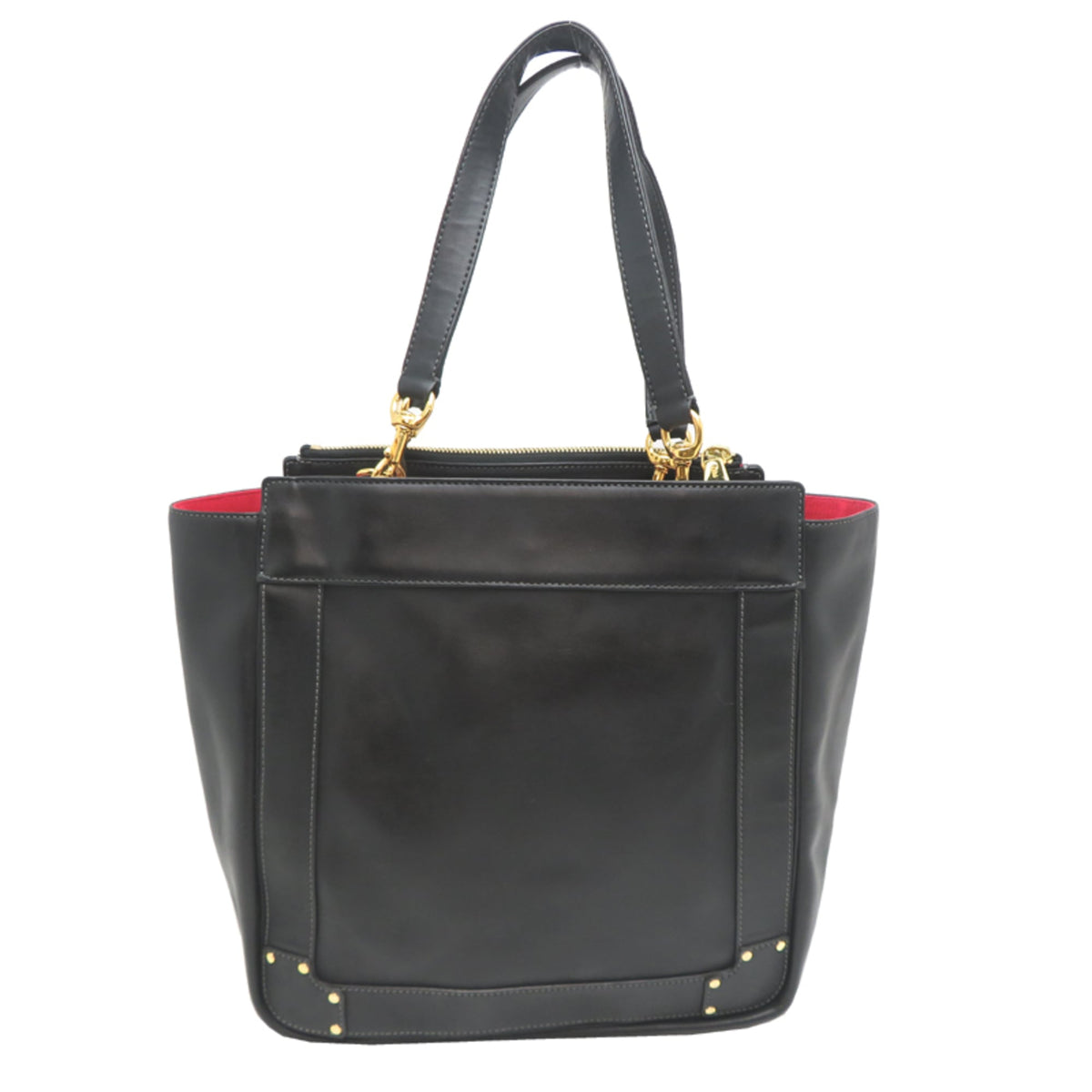 Chloé Black Leather Tote Bag (Pre-Owned)