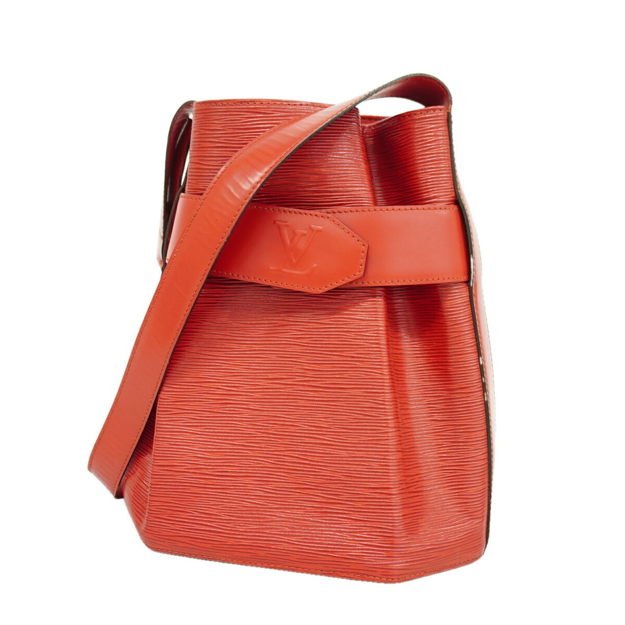Louis Vuitton Castilian Red Shoulder Bag (Pre-Owned)